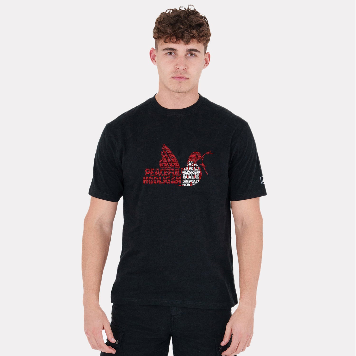 Aberdeen Dove T-Shirt Black - Peaceful Hooligan