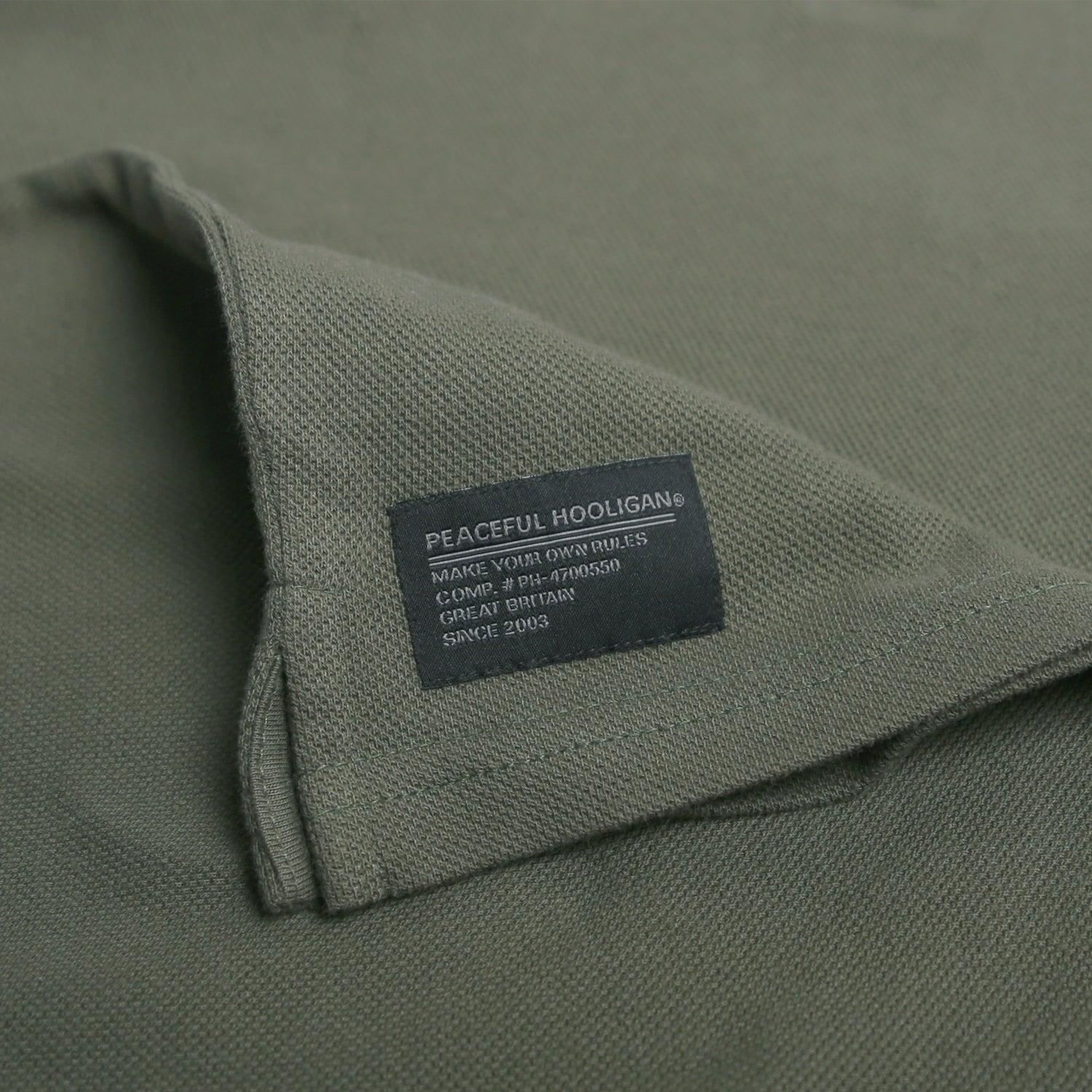 Cash Polo Olive - Peaceful Hooligan