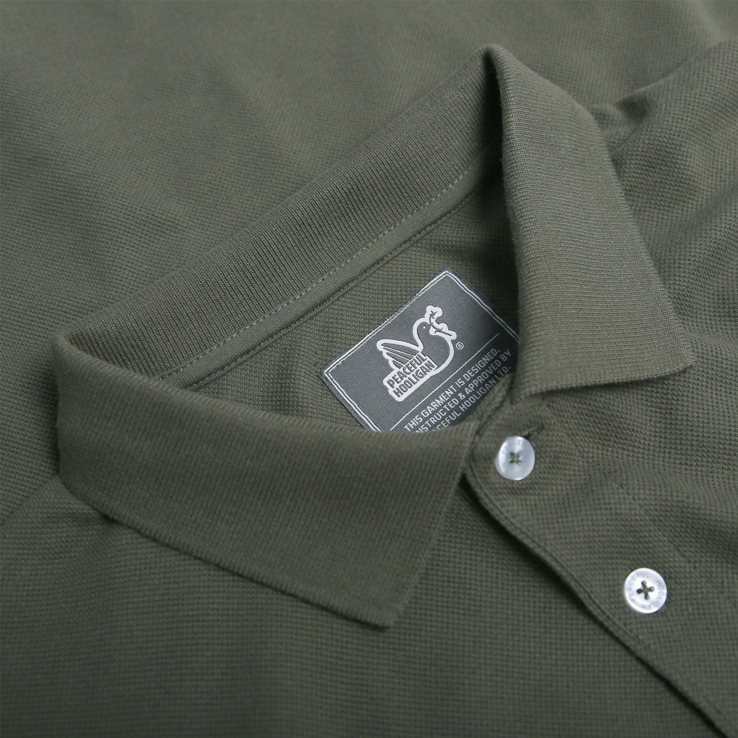 Cash Polo Olive - Peaceful Hooligan