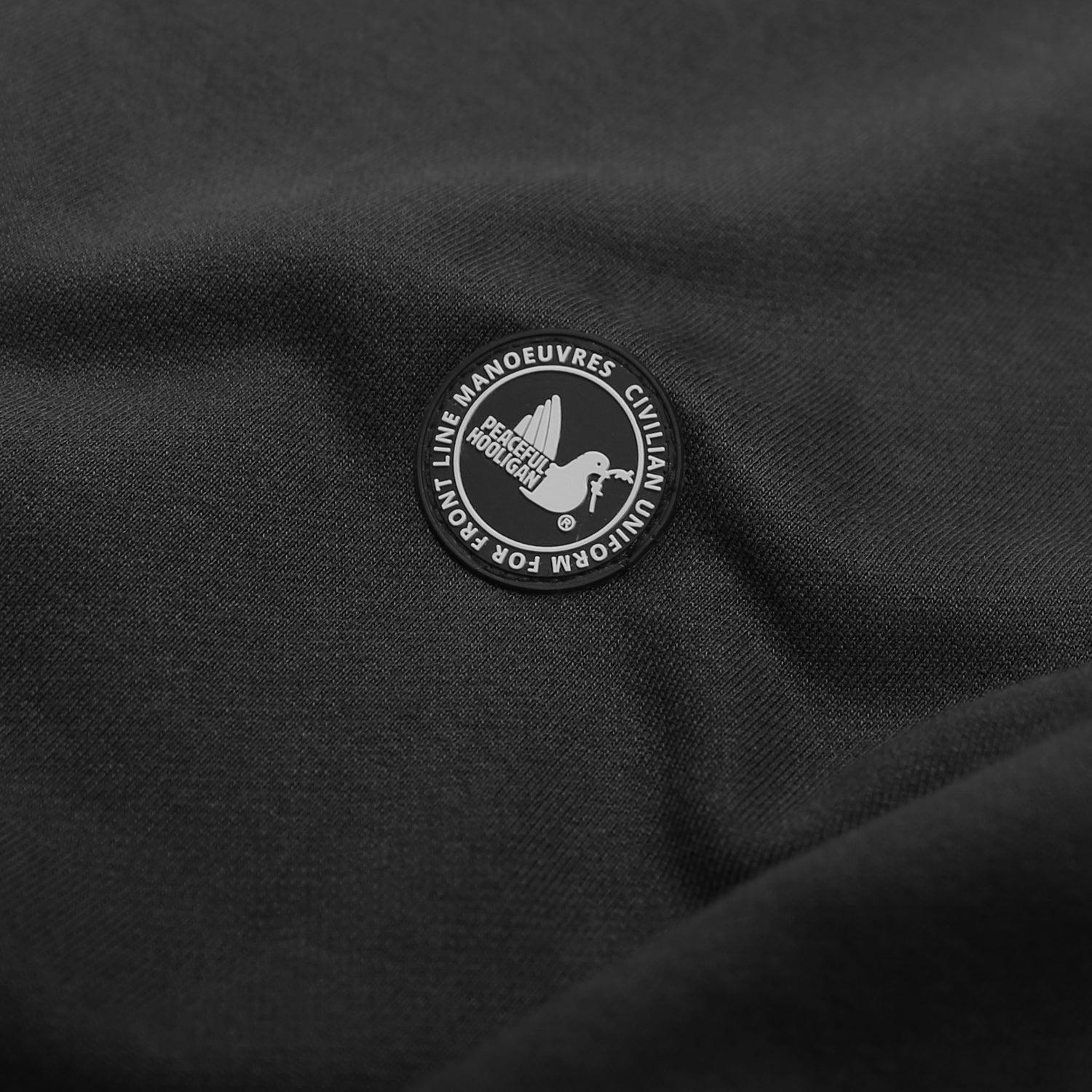 Crew Sweatshirt Black - Peaceful Hooligan