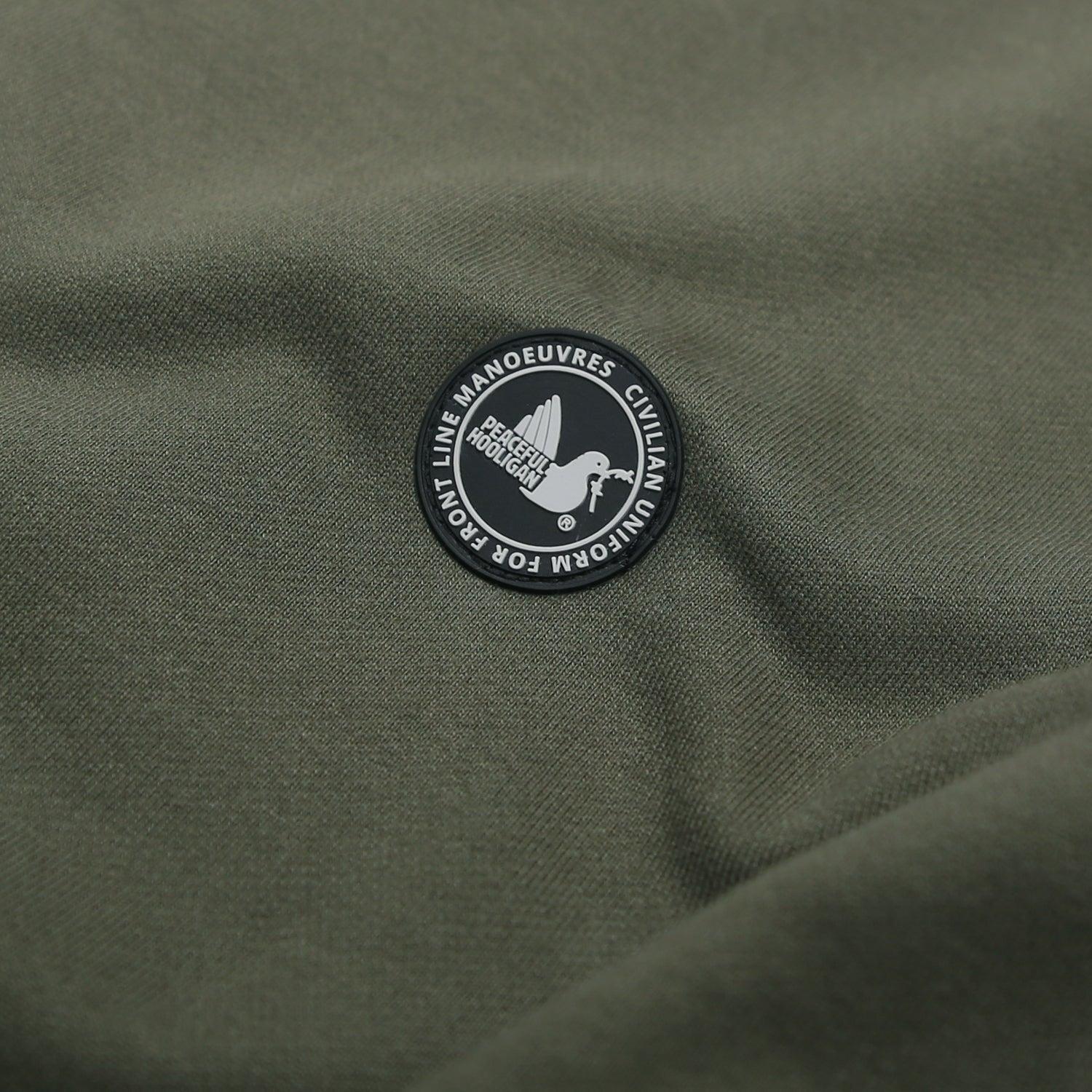 Crew Sweatshirt Olive - Peaceful Hooligan