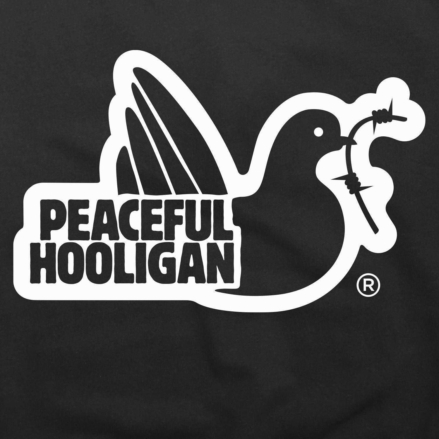 Outline Sweatshirt Black - Peaceful Hooligan