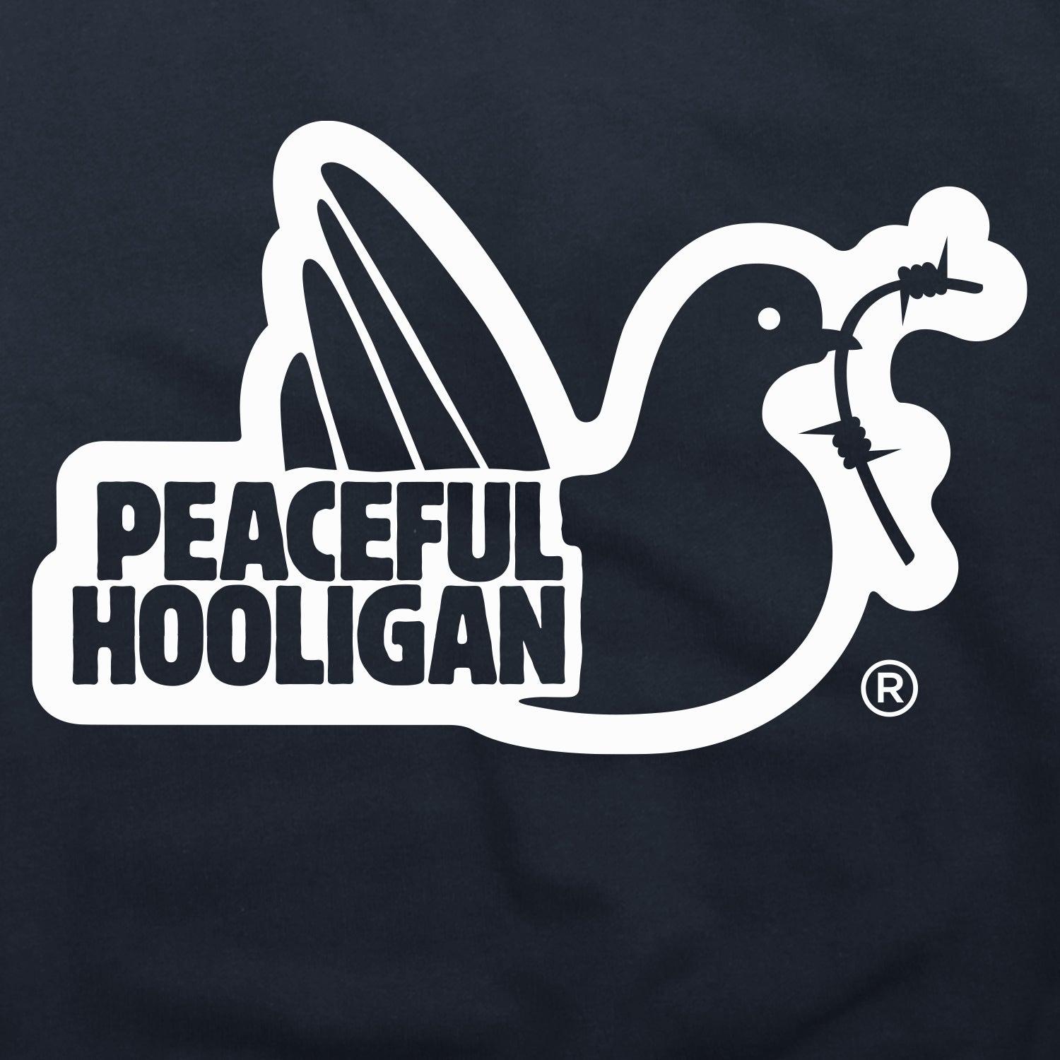 Outline Sweatshirt Navy - Peaceful Hooligan