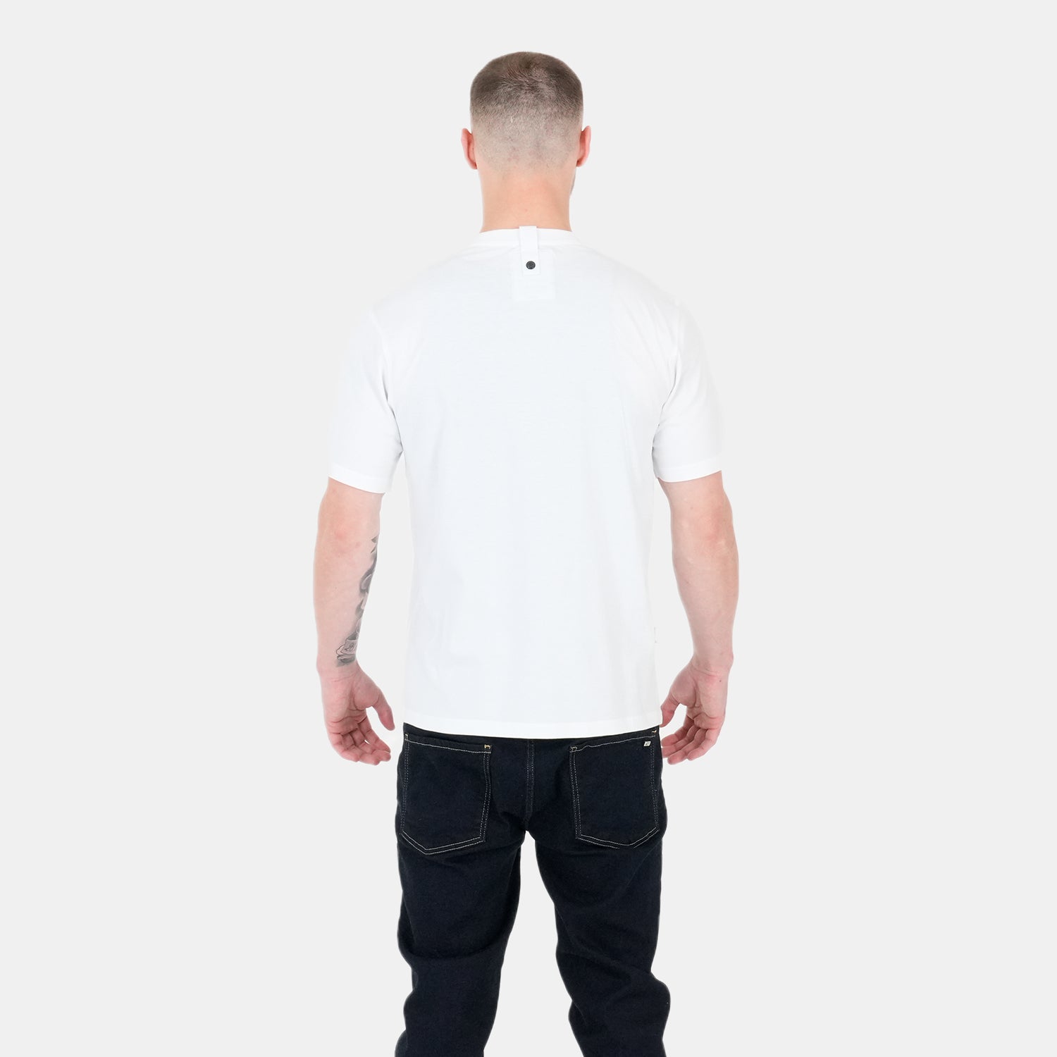 Box Logo T-Shirt White - Peaceful Hooligan
