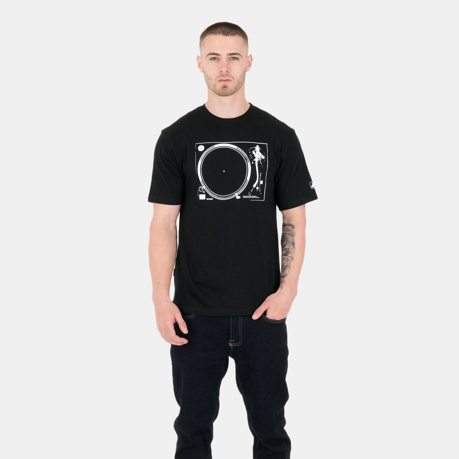Decks T-Shirt Black - Peaceful Hooligan