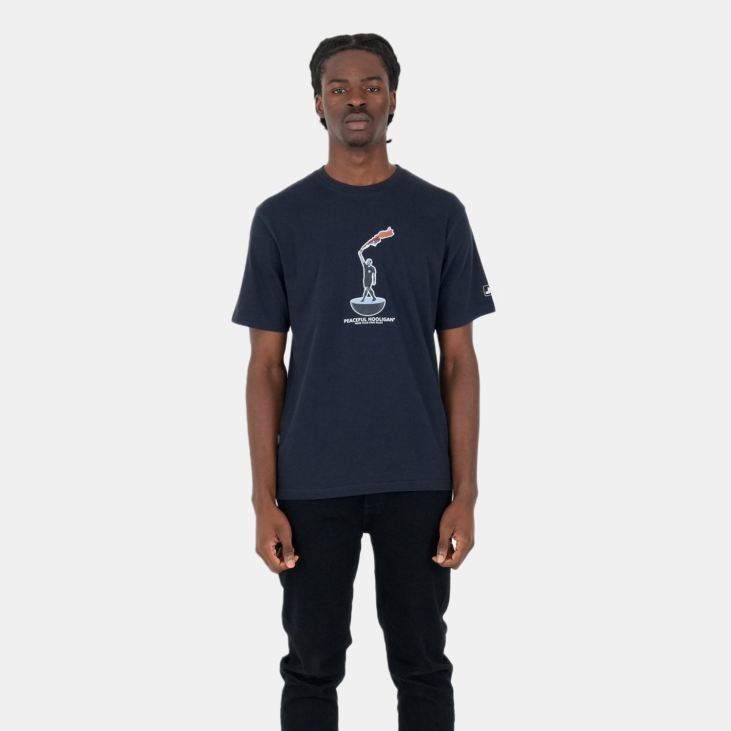 Referee T-Shirt Navy - Peaceful Hooligan