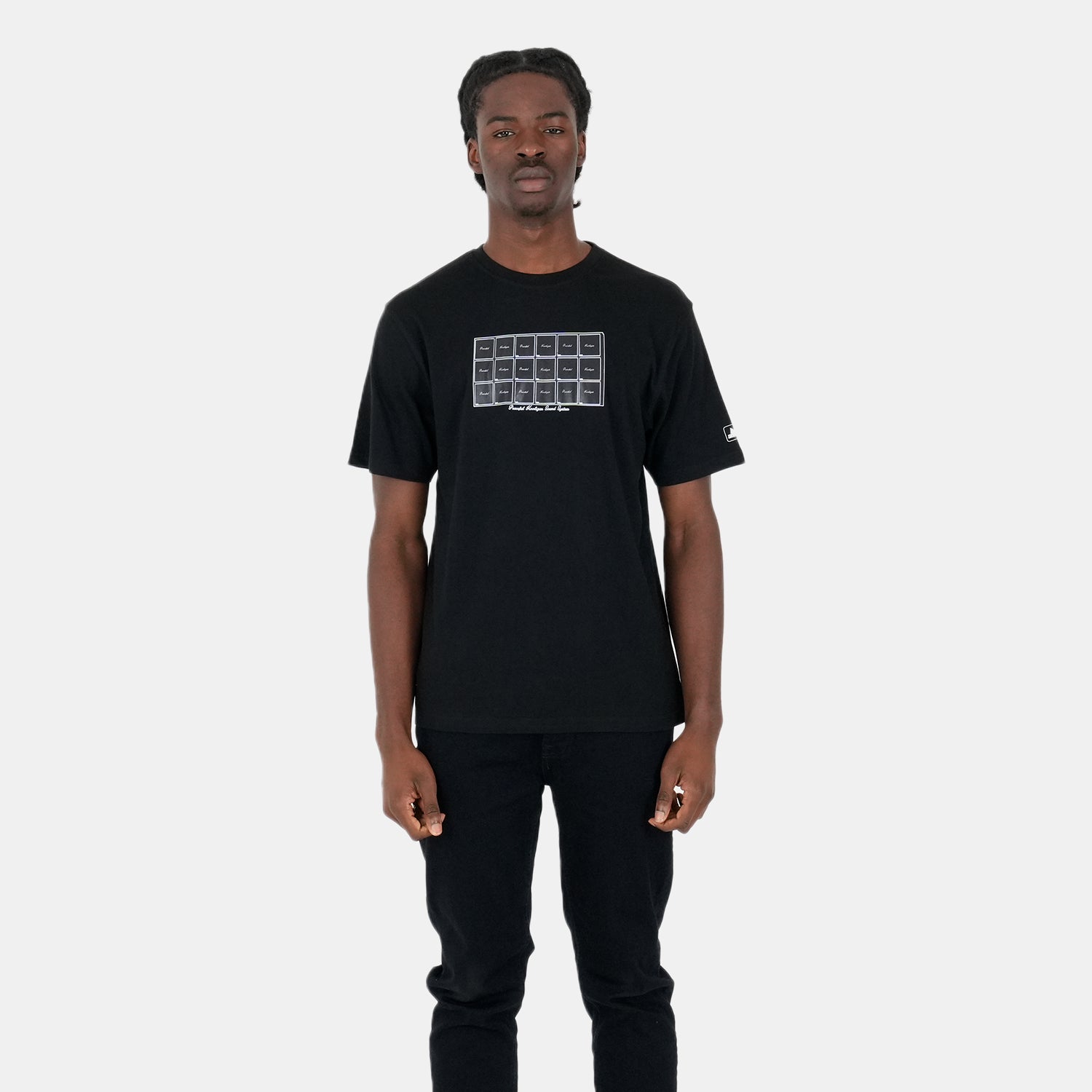 Sound System T-Shirt Black - Peaceful Hooligan