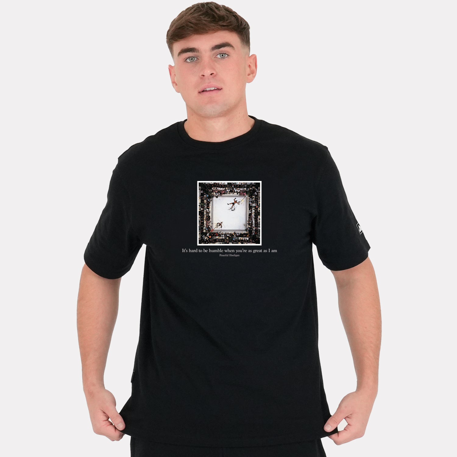 Ali T-Shirt Black - Peaceful Hooligan