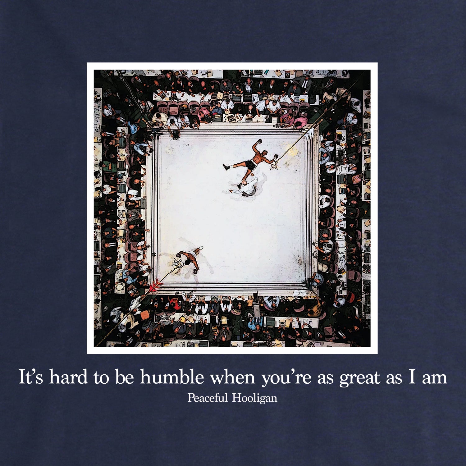 Ali T-Shirt Navy - Peaceful Hooligan