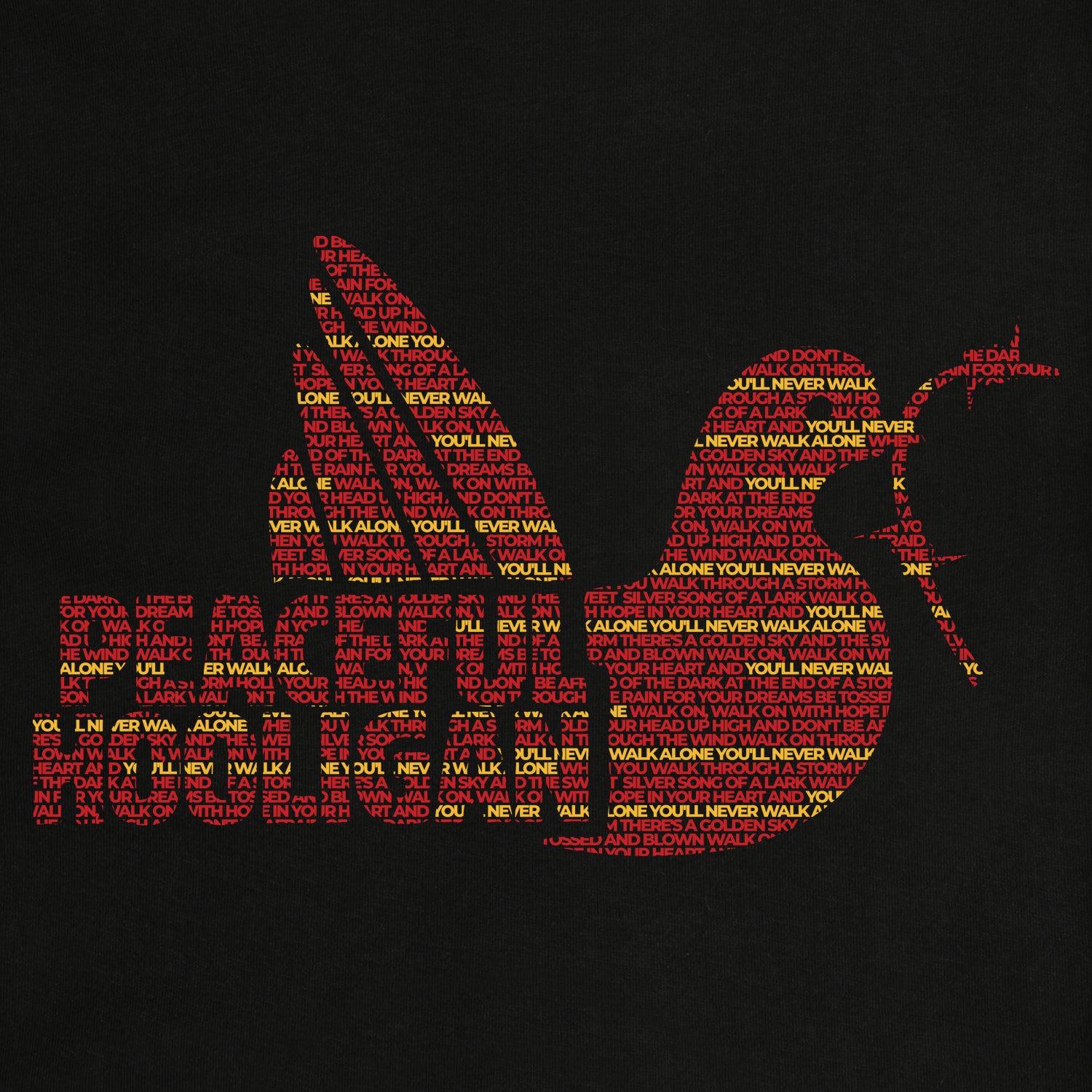 Alone Dove T-Shirt Black - Peaceful Hooligan
