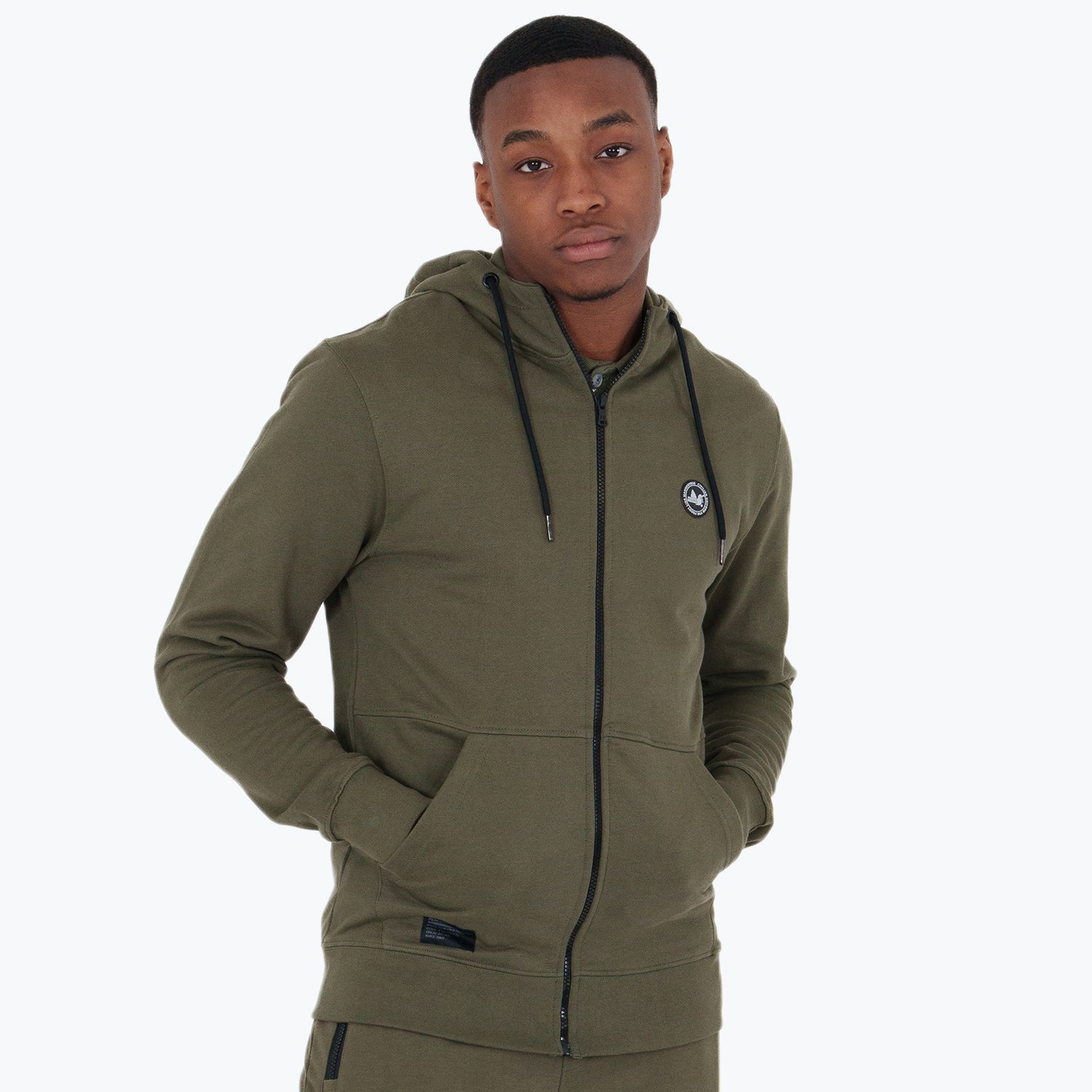 Bail Hoodie Olive - Peaceful Hooligan