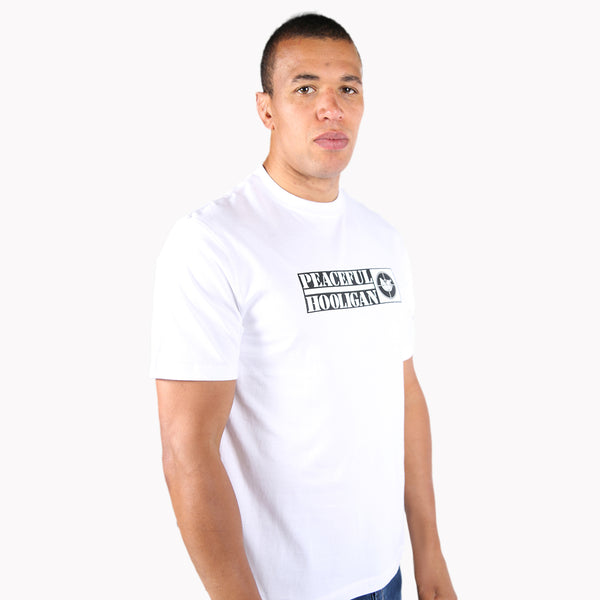 Number One T-Shirt White - Peaceful Hooligan 