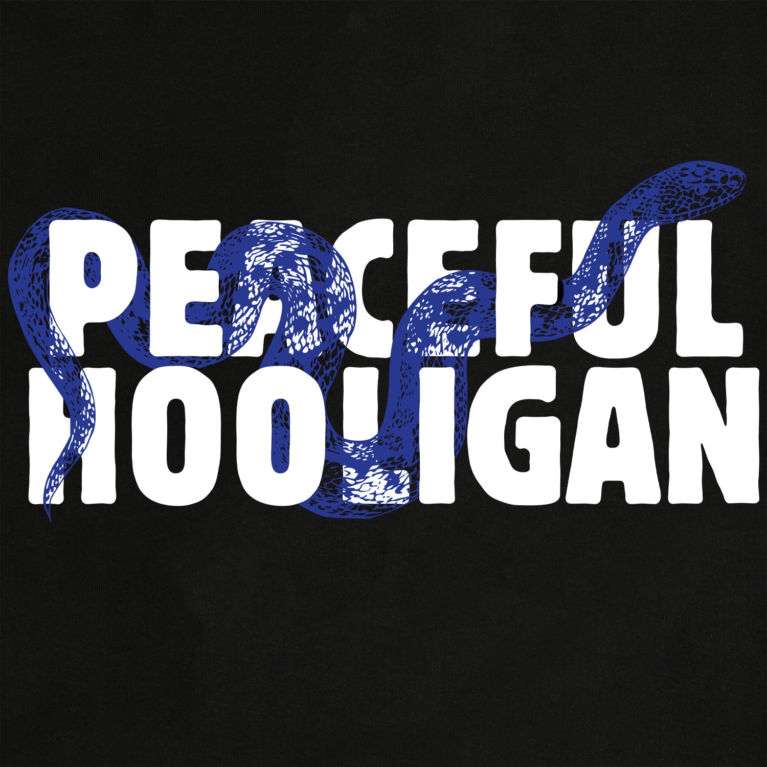 Biscione T-Shirt Black - Peaceful Hooligan
