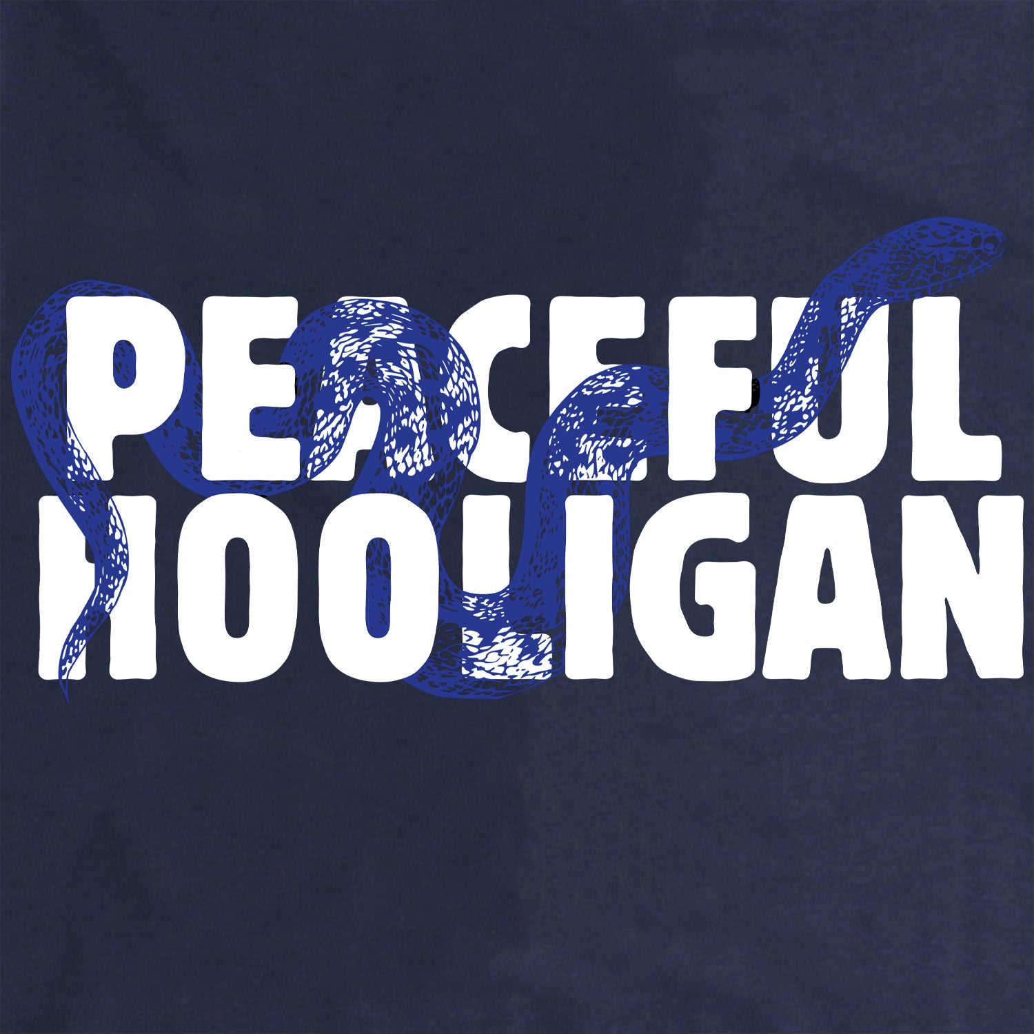 Biscione T-Shirt Navy - Peaceful Hooligan