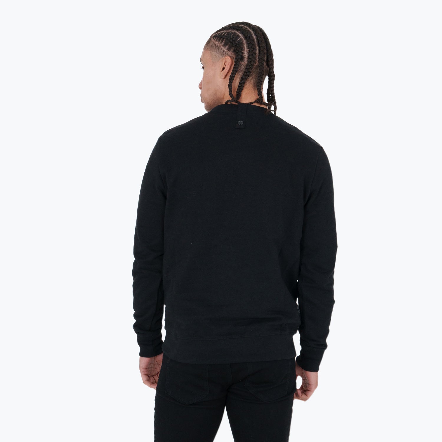 Gallagher Sweatshirt Black Black - Peaceful Hooligan