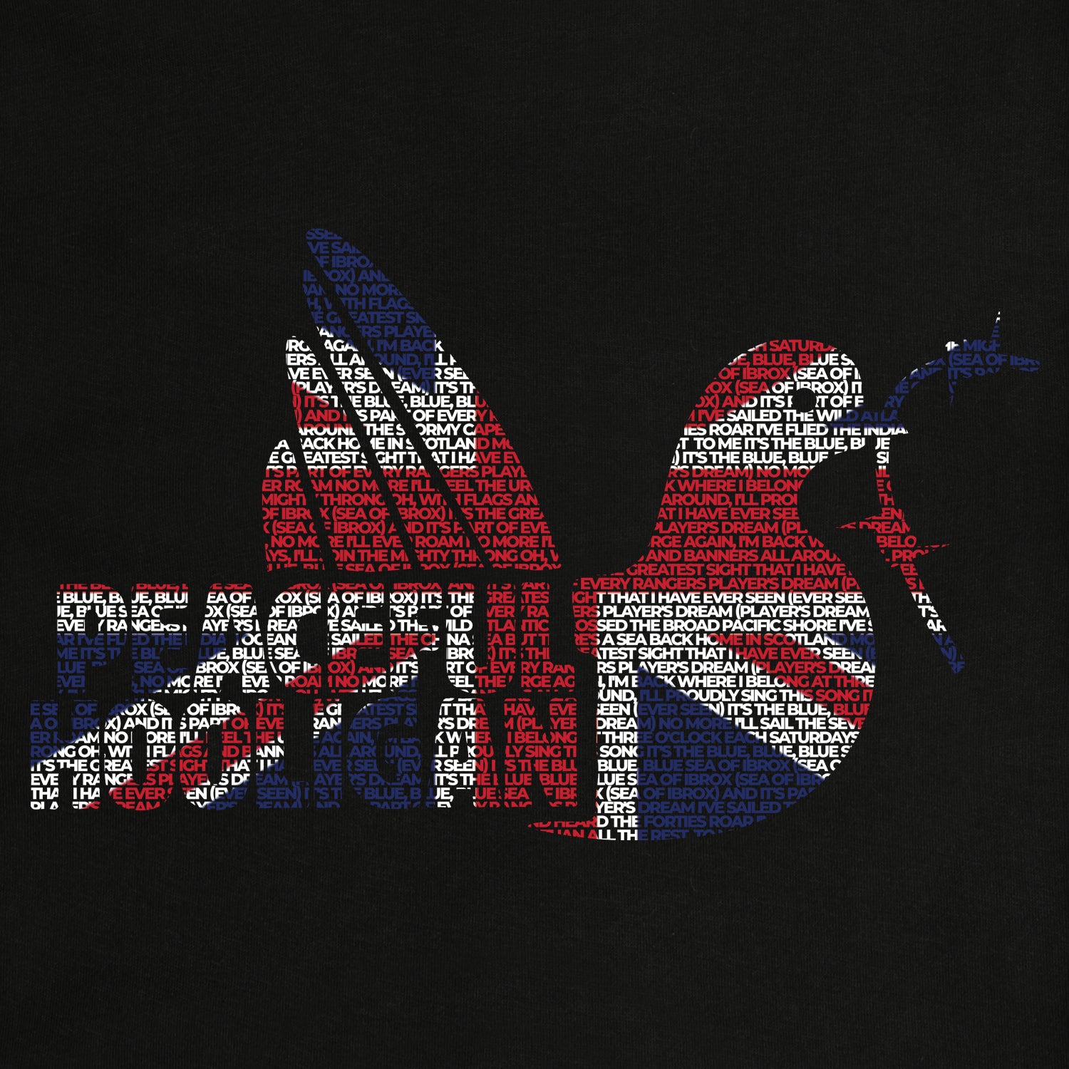 Blue Sea Dove T-Shirt Black - Peaceful Hooligan