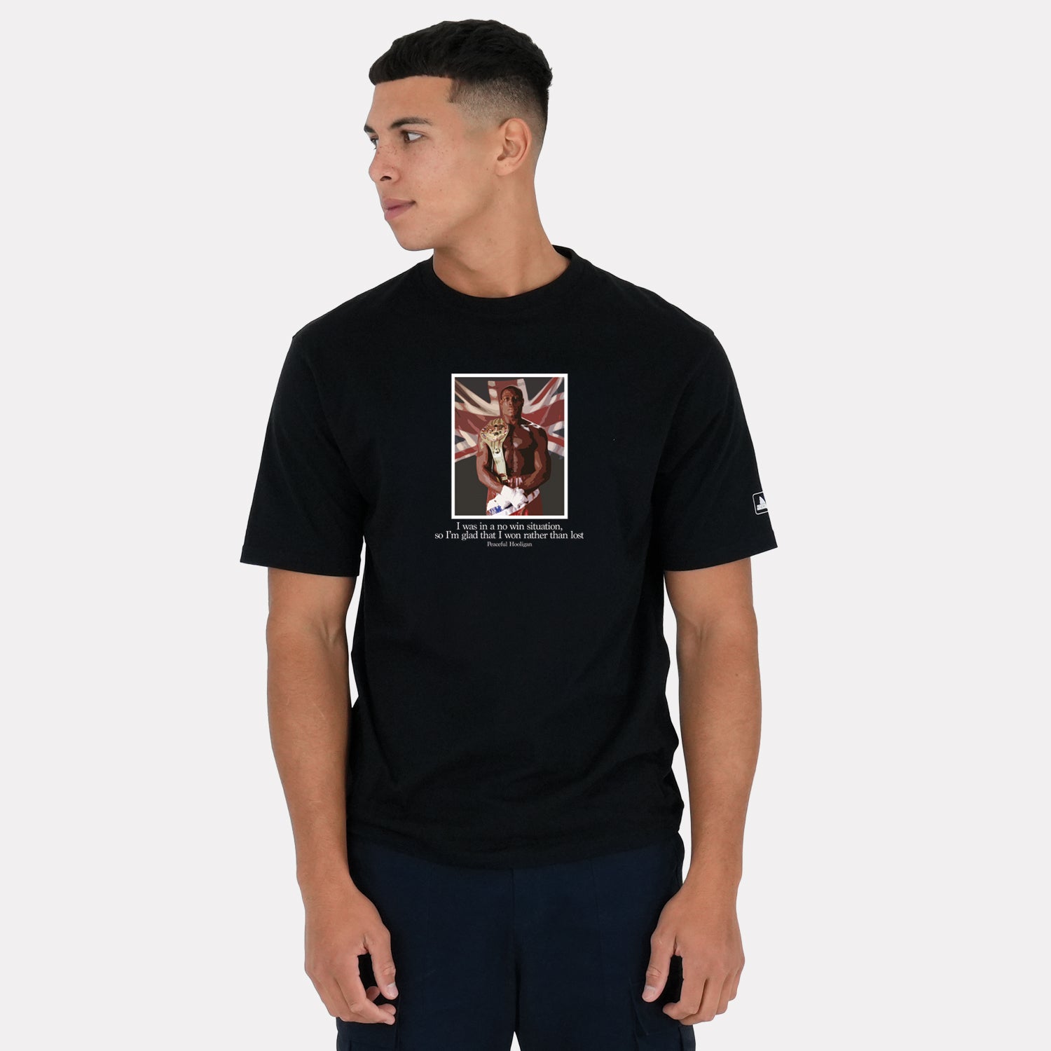 Bruno T-Shirt Black - Peaceful Hooligan