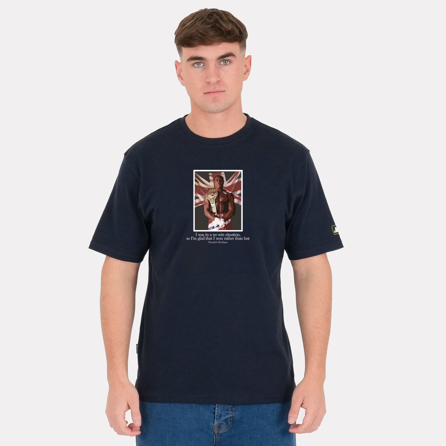 Bruno T-Shirt Navy - Peaceful Hooligan