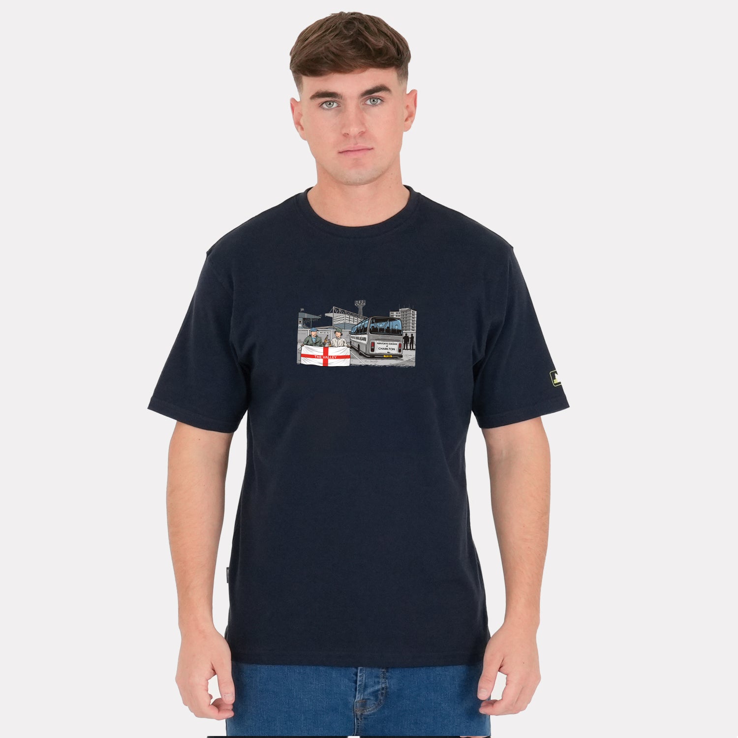 The Valley Awaydays T-Shirt Navy - Peaceful Hooligan
