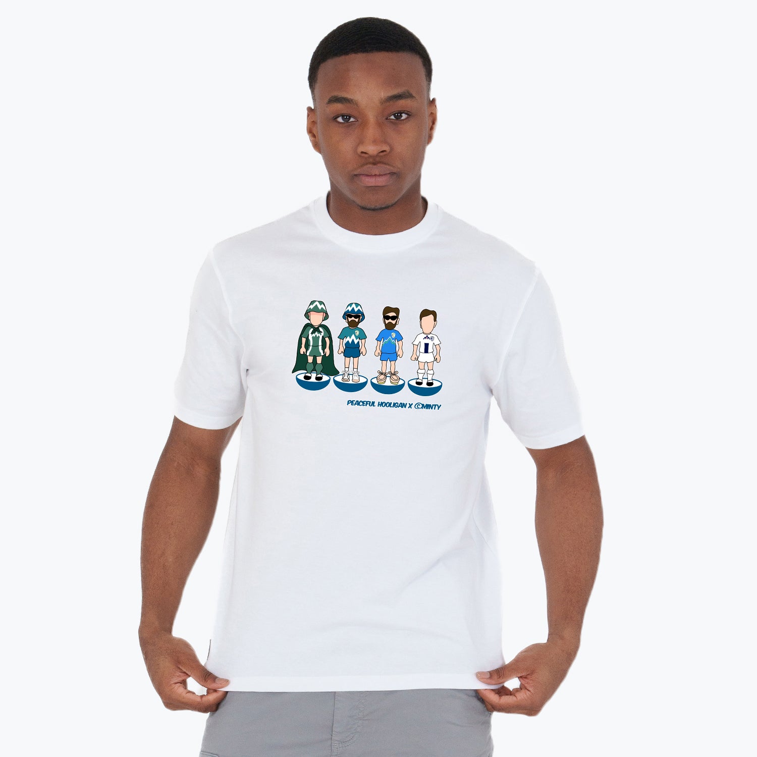 Slovenia Subbuteo T-Shirt White - Peaceful Hooligan