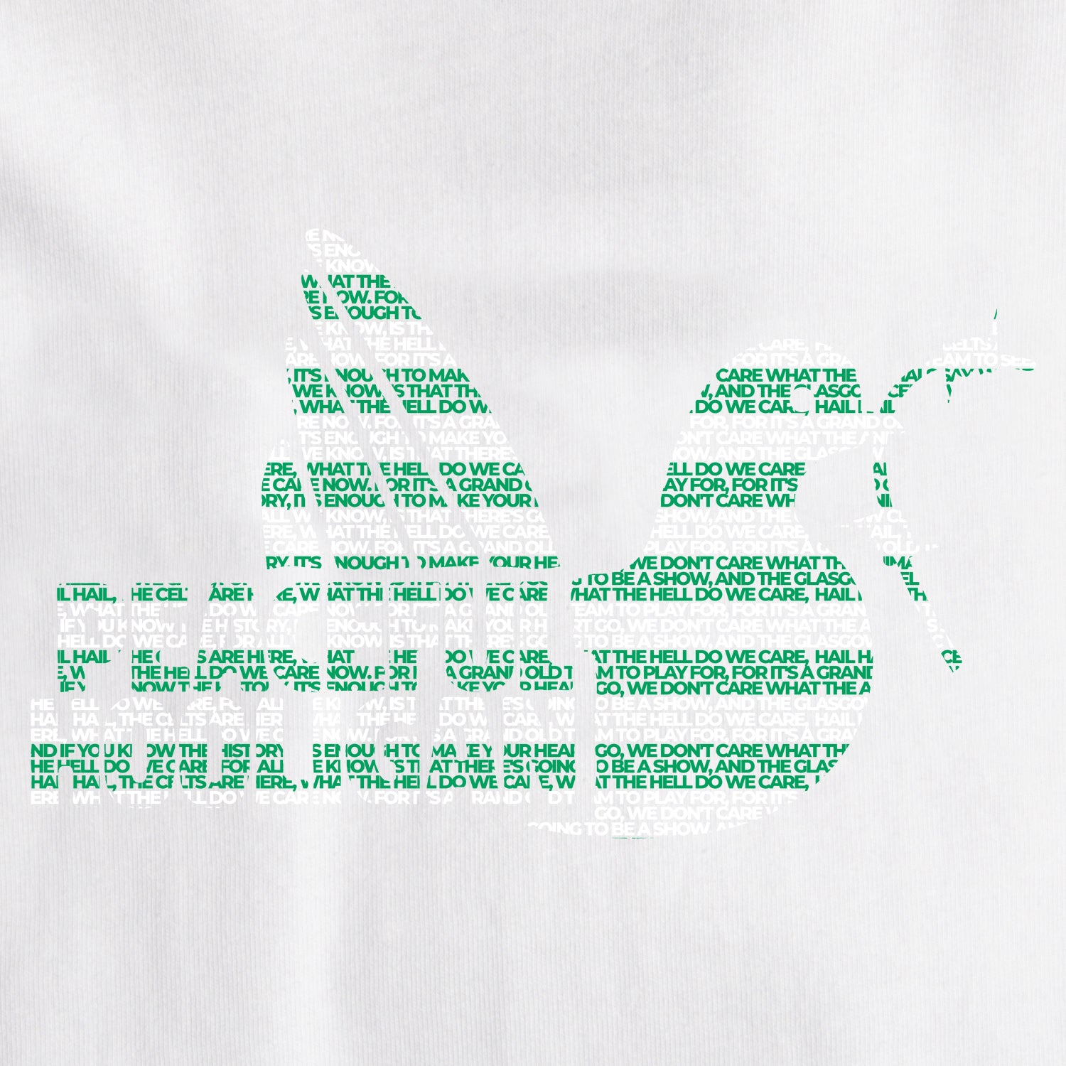 Celts Dove T-Shirt White - Peaceful Hooligan