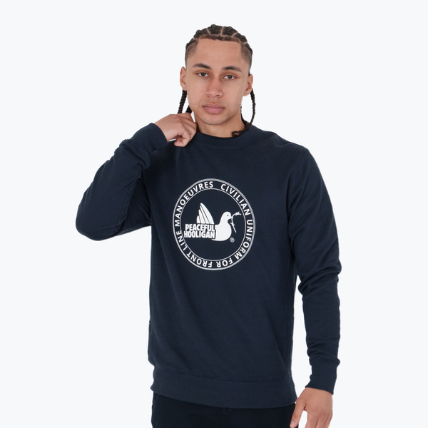 Civilian Uniform Sweatshirt Navy - Peaceful Hooligan 