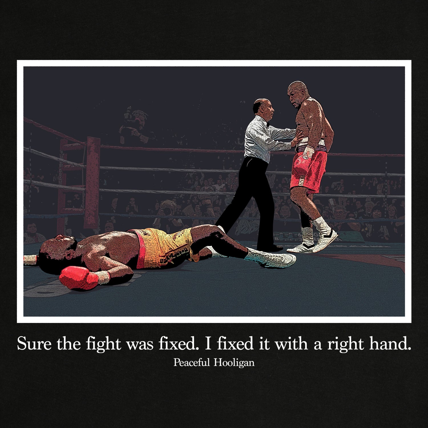 Foreman T-Shirt Black - Peaceful Hooligan