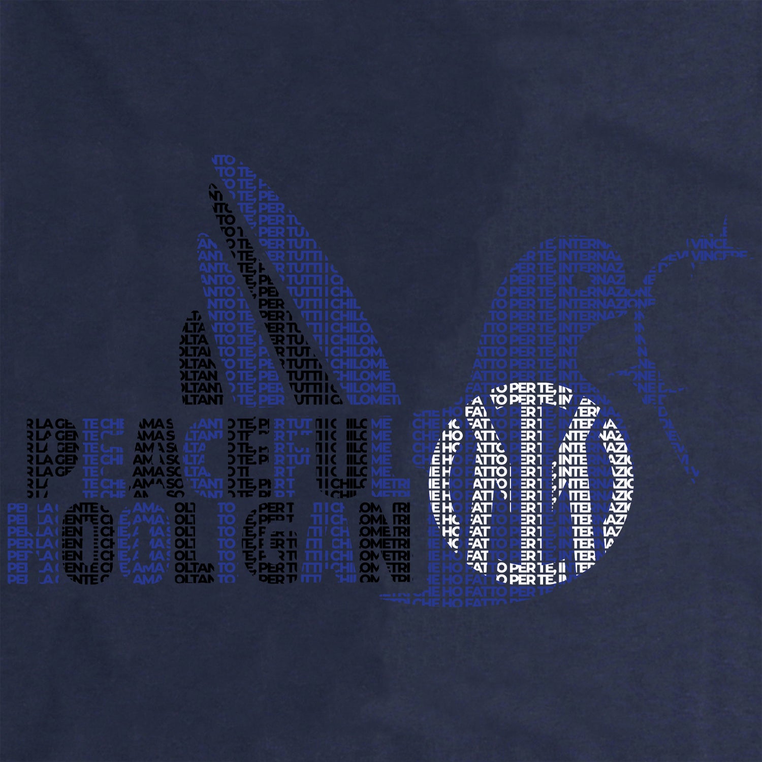 Inter Dove T-Shirt Navy - Peaceful Hooligan