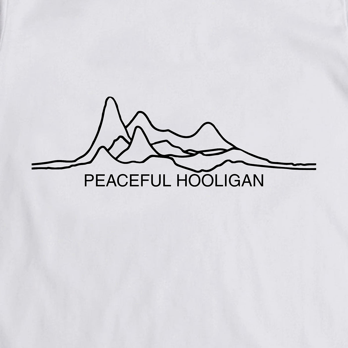 Sound T-Shirt White - Peaceful Hooligan