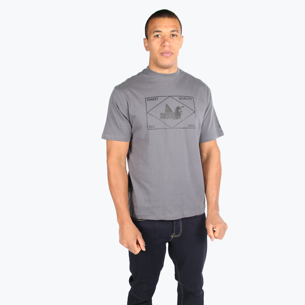 Match T-Shirt Dark Grey - Peaceful Hooligan 