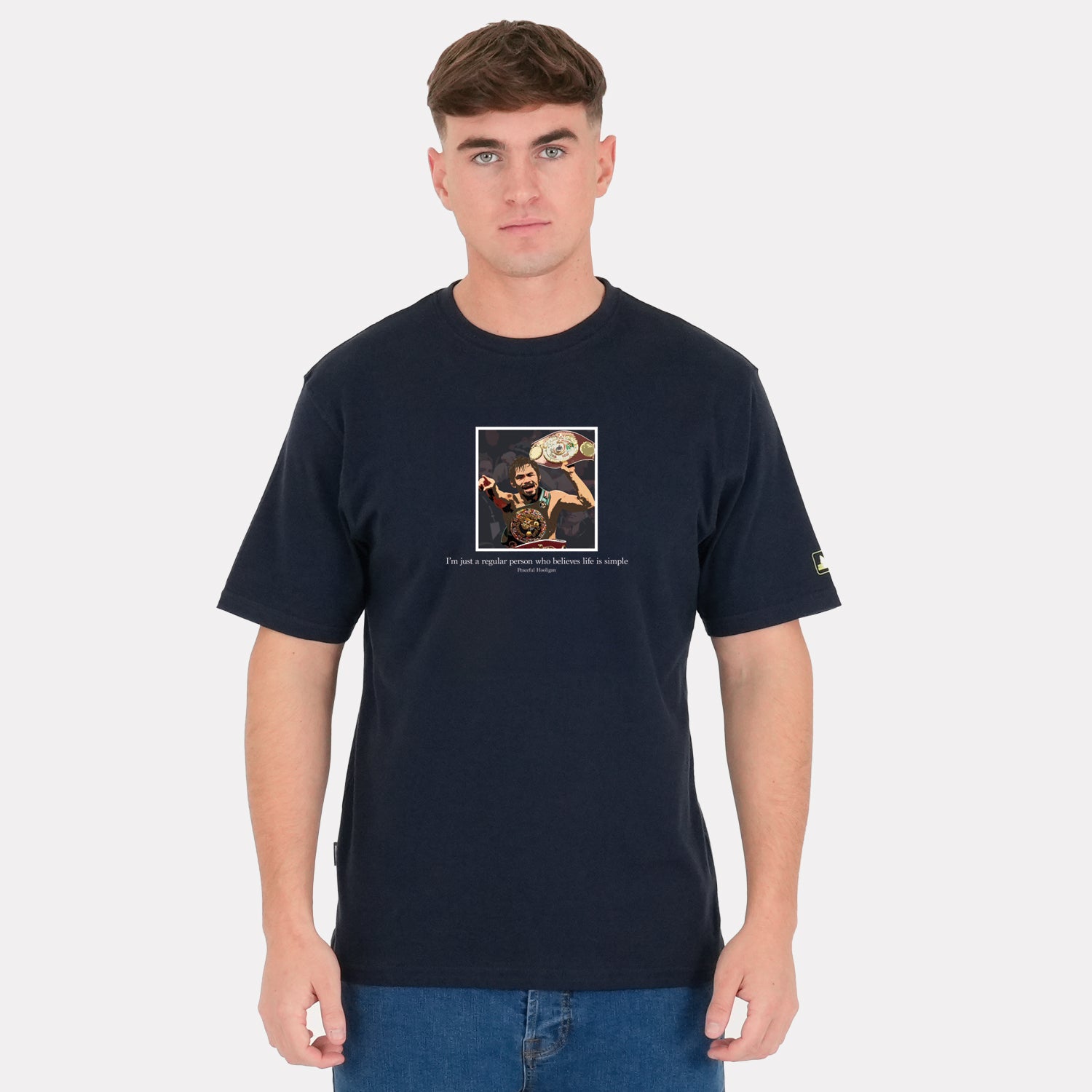 Manny T-Shirt Navy - Peaceful Hooligan