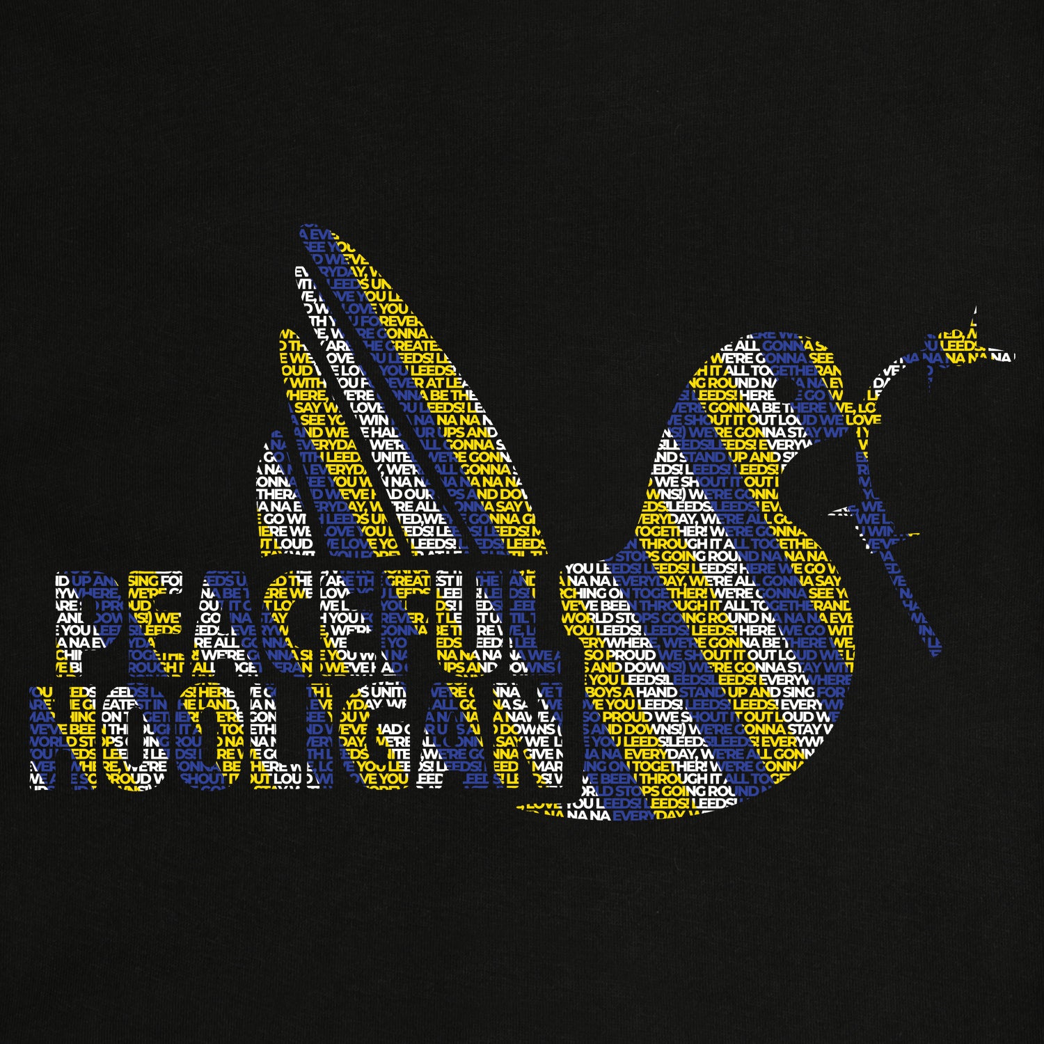 Marching On Dove T-Shirt Black - Peaceful Hooligan