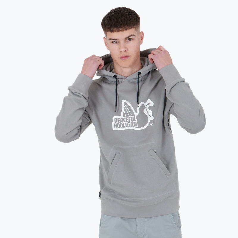 Outline Hoodie Chiseled Stone