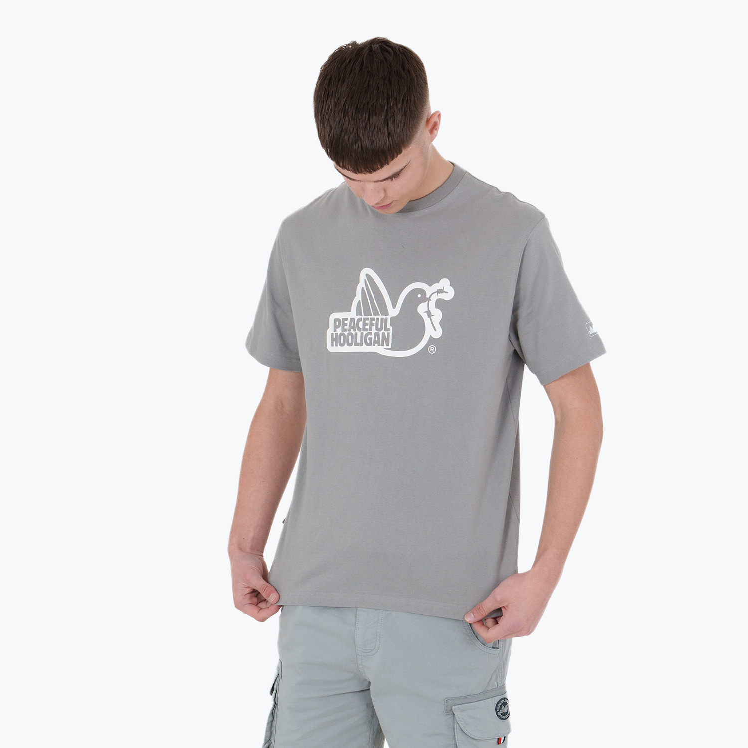 Outline T-Shirt Chiseled Stone - Peaceful Hooligan