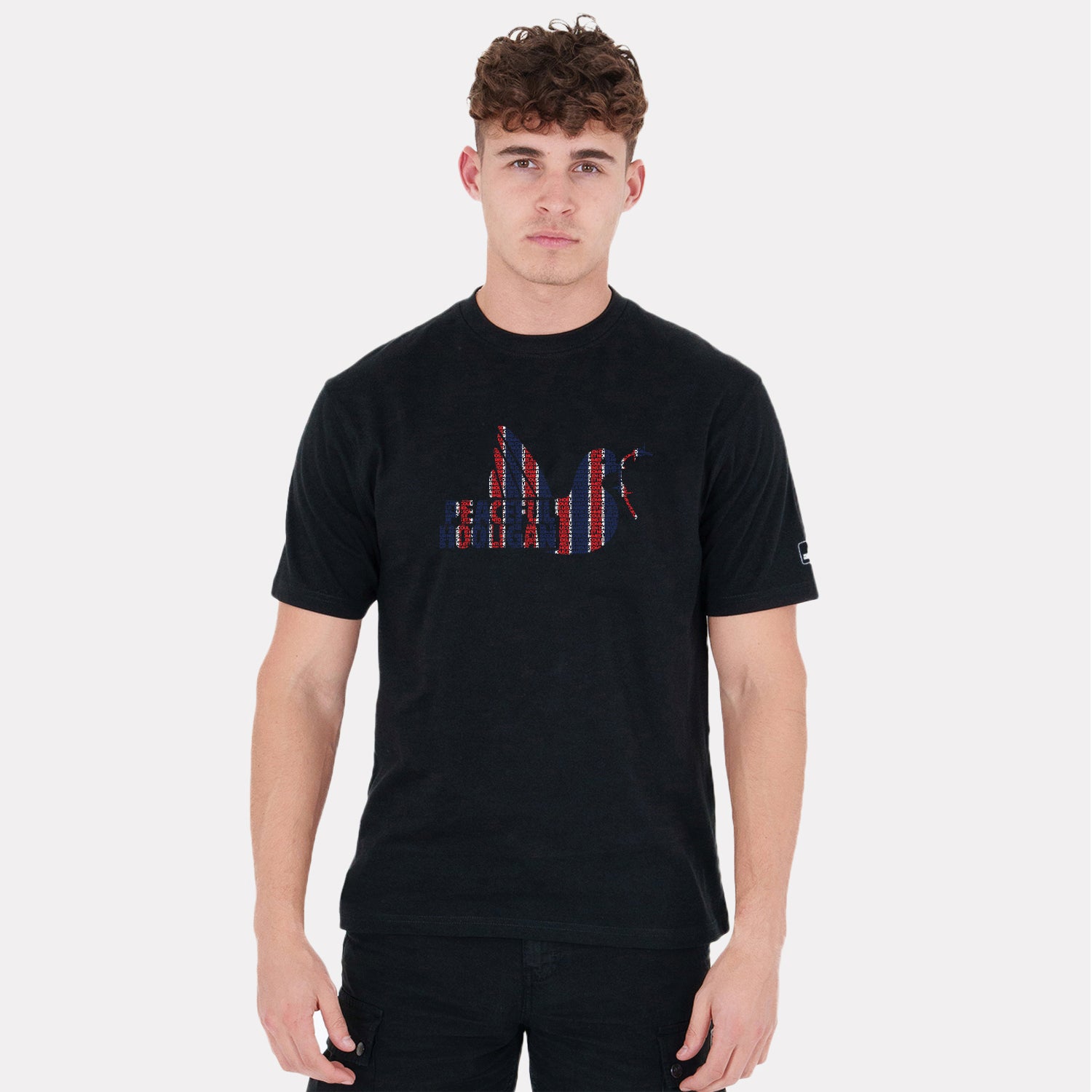 Parisiens Dove T-Shirt Black - Peaceful Hooligan