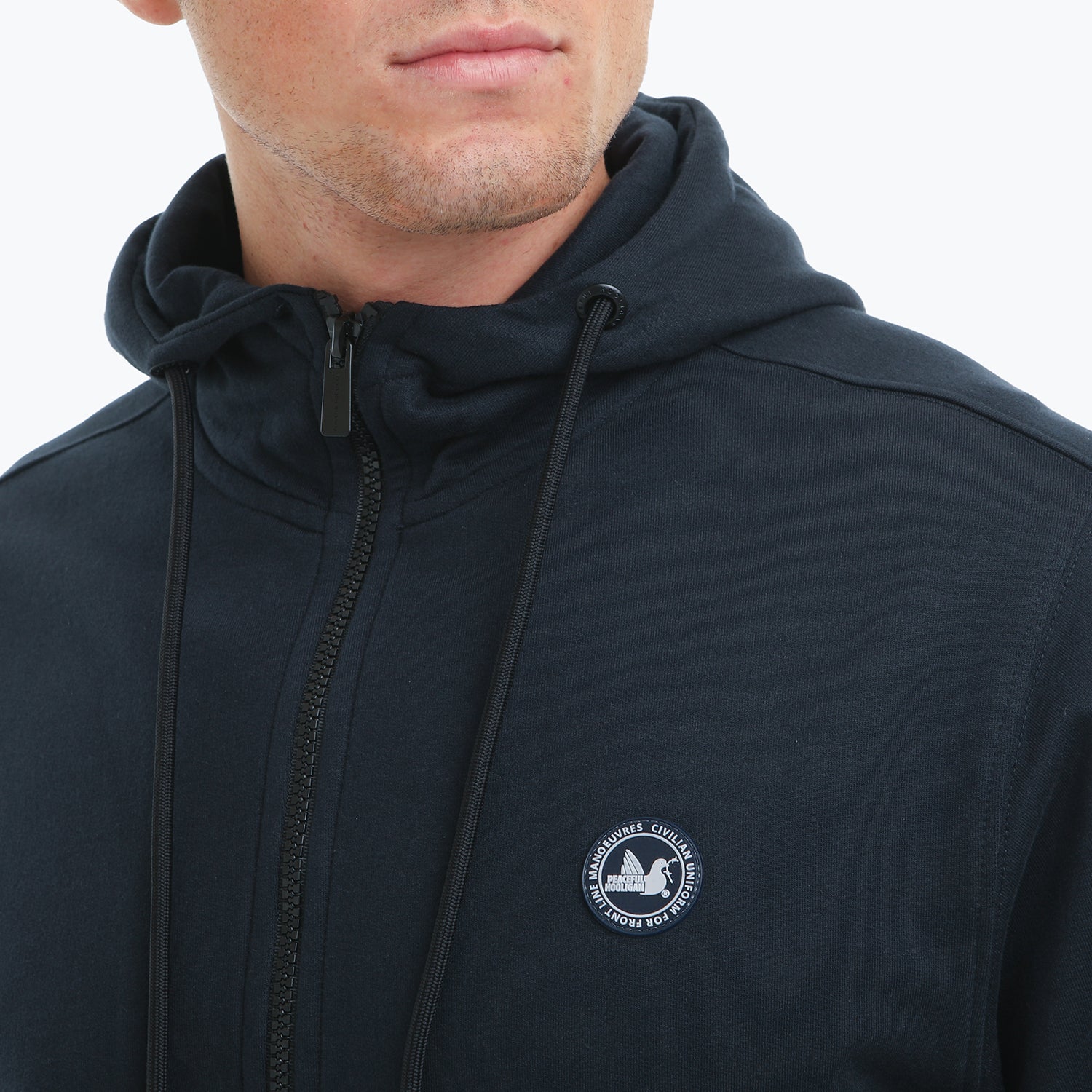 Paddock Zip Hoodie Navy