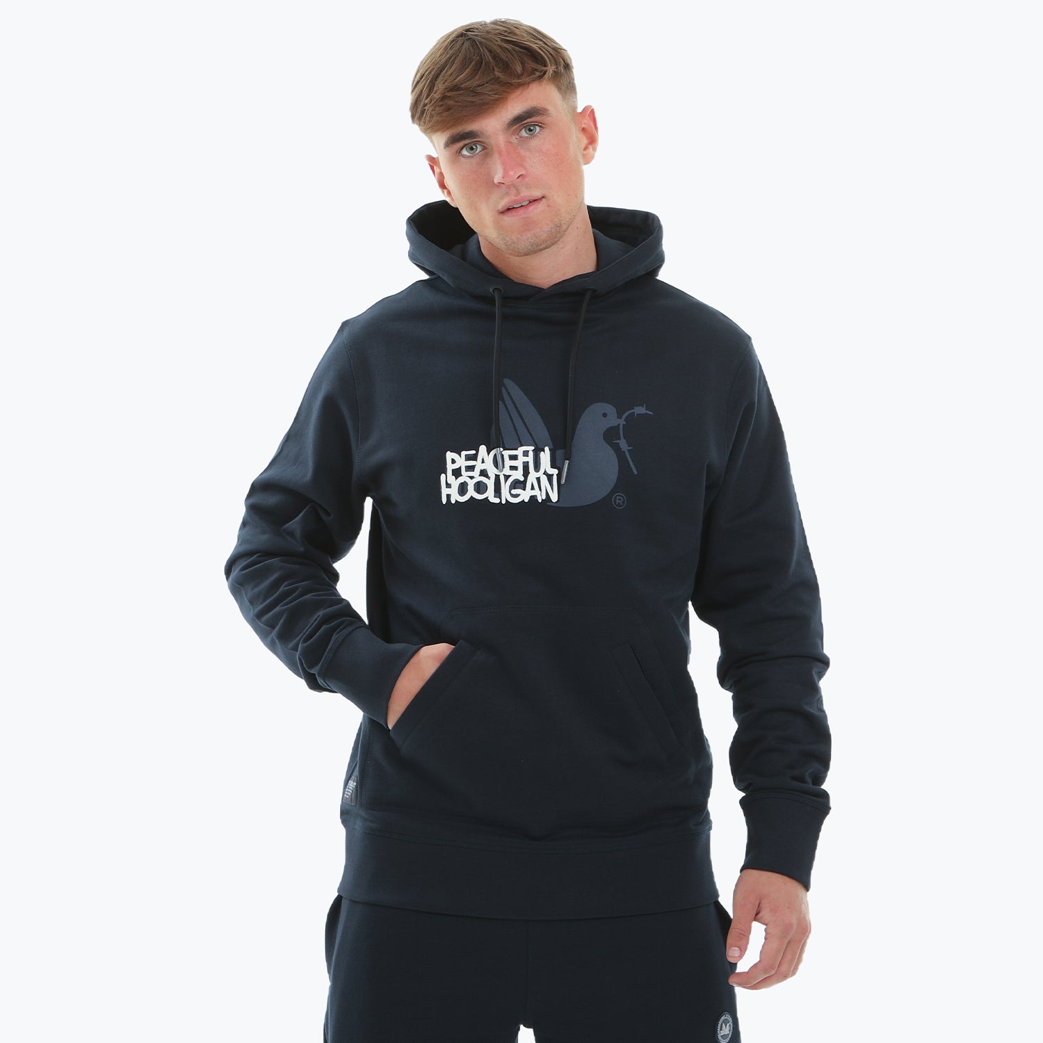 Tagged Hoodie Navy