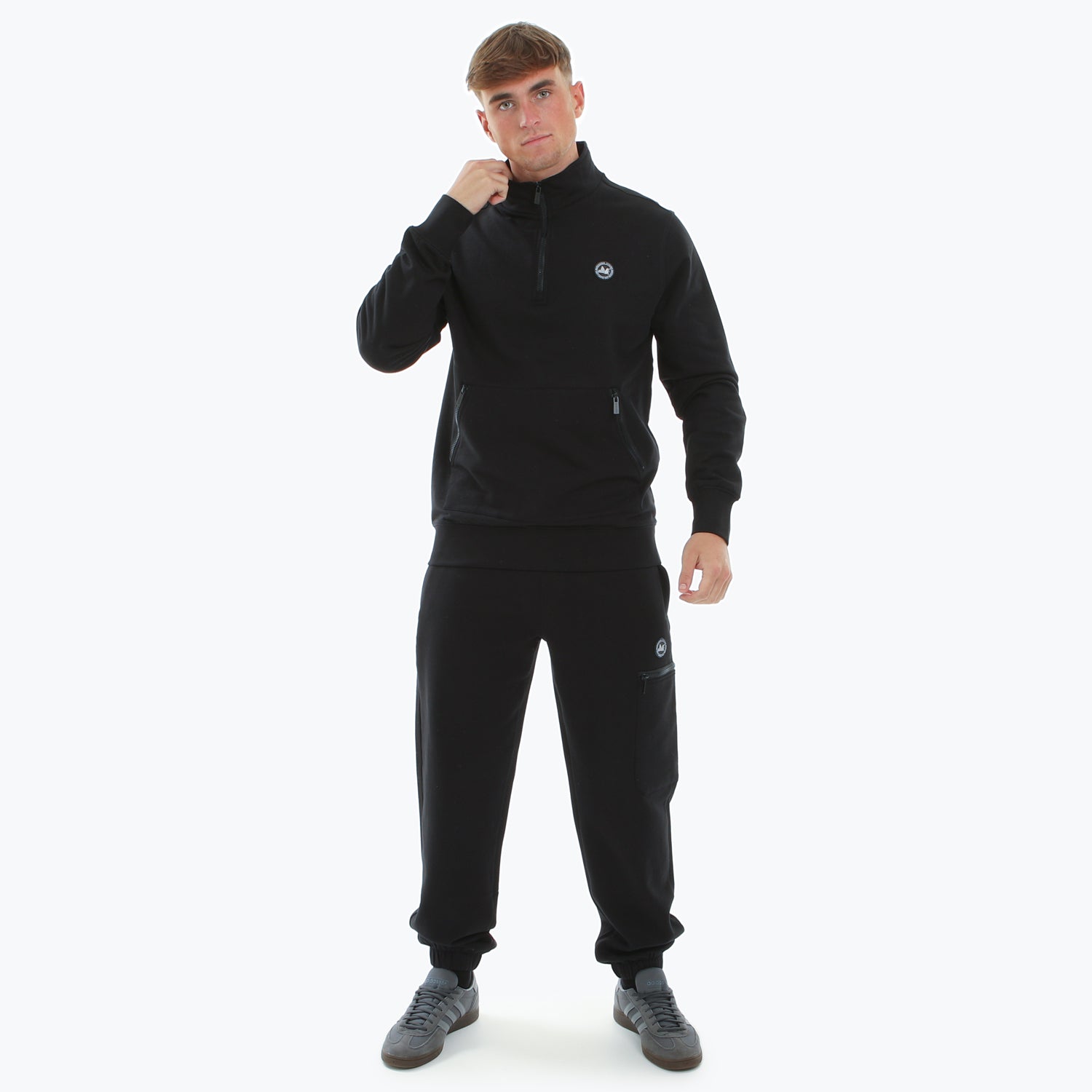 Paddock 1/4 Zip Black