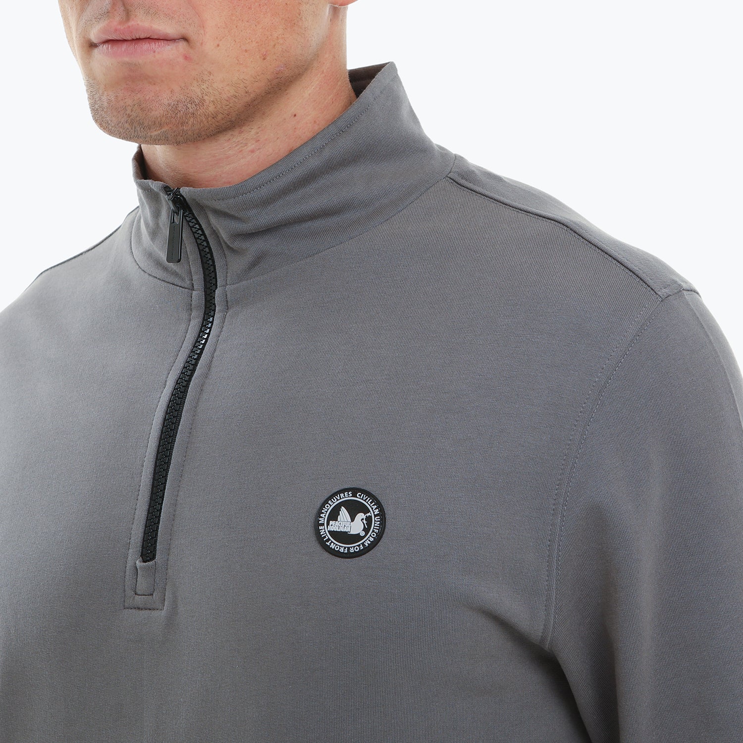 Paddock 1/4 Zip Gunmetal