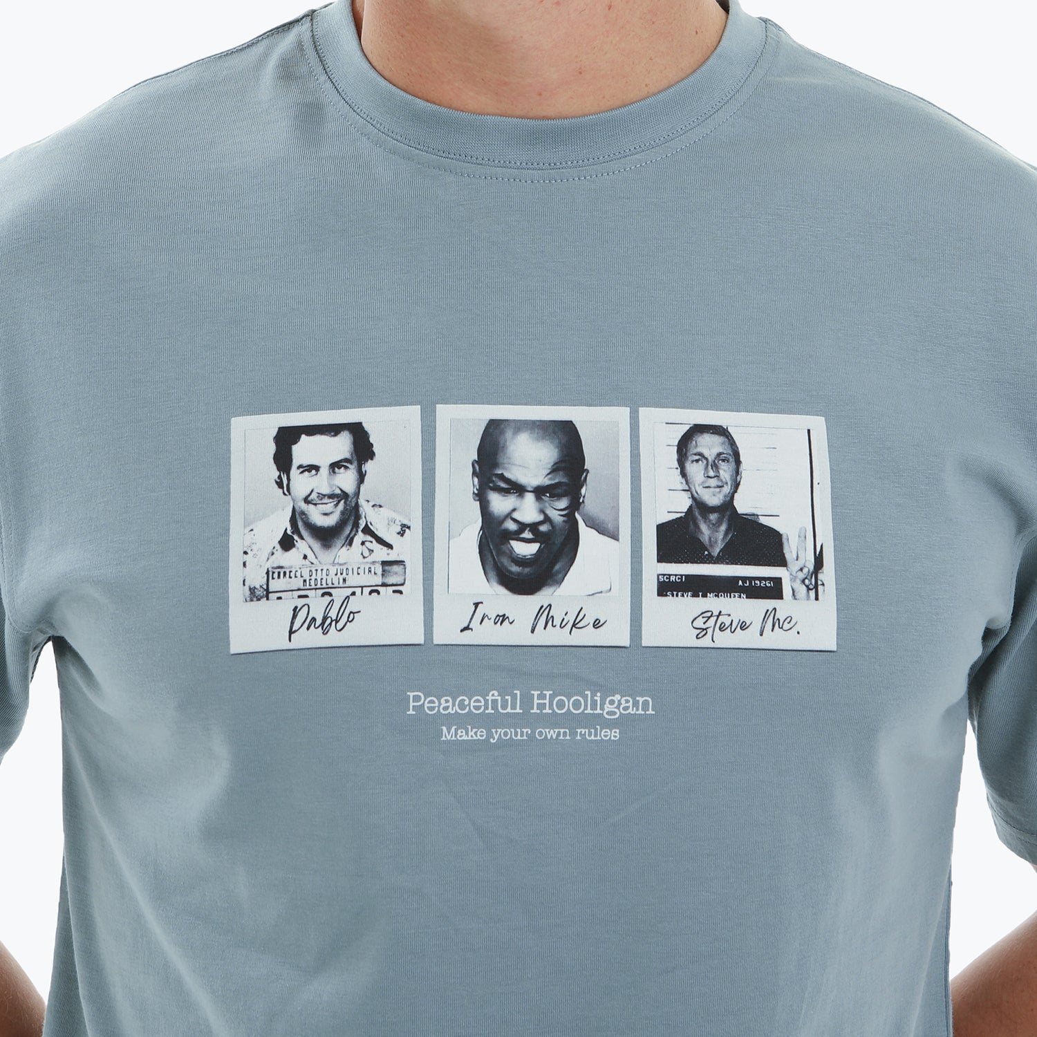 Mugshot T-Shirt Slate