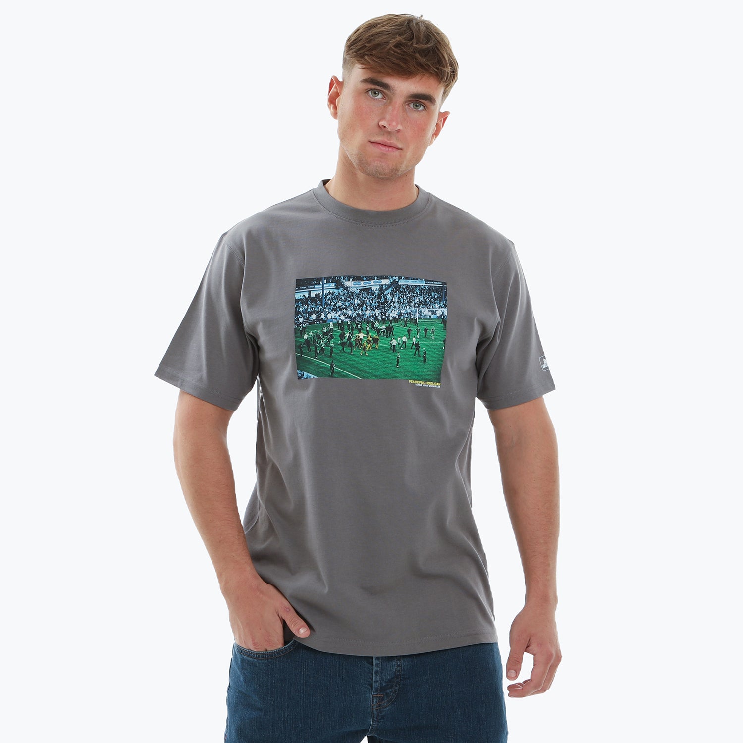 Pitch Invasion T-Shirt Gunmetal