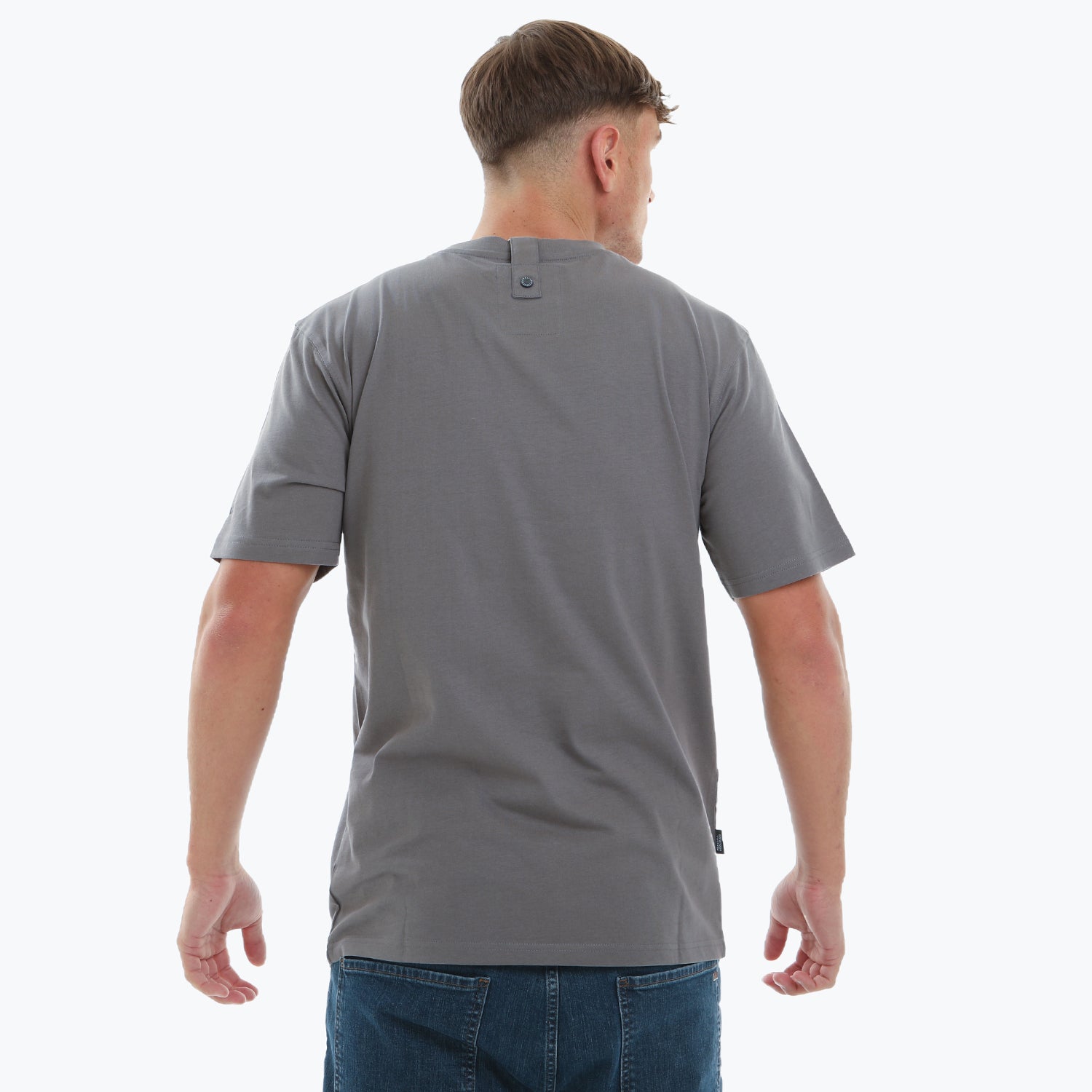 Script T-Shirt Gunmetal