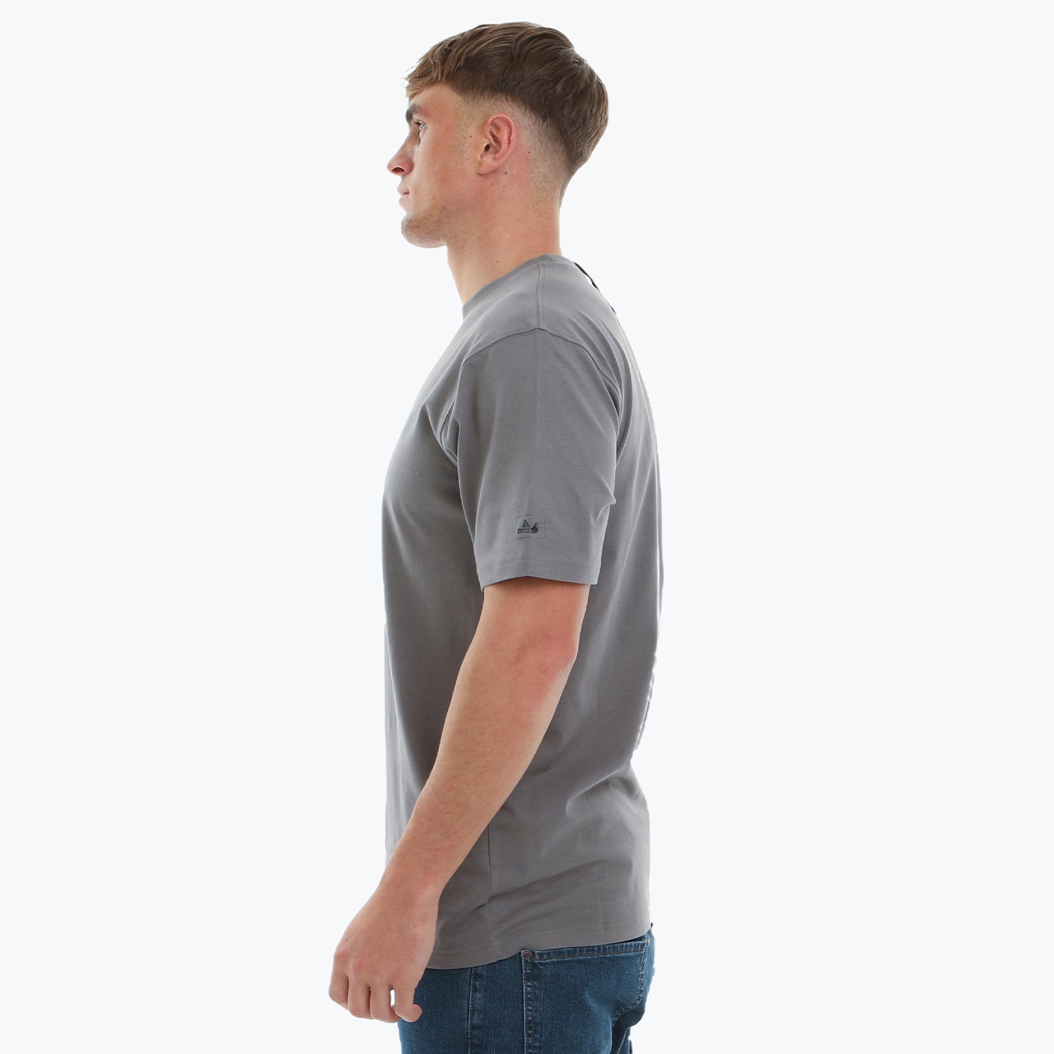 Script T-Shirt Gunmetal