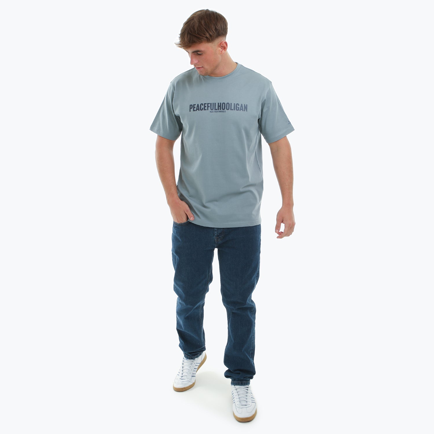 Script T-Shirt Slate