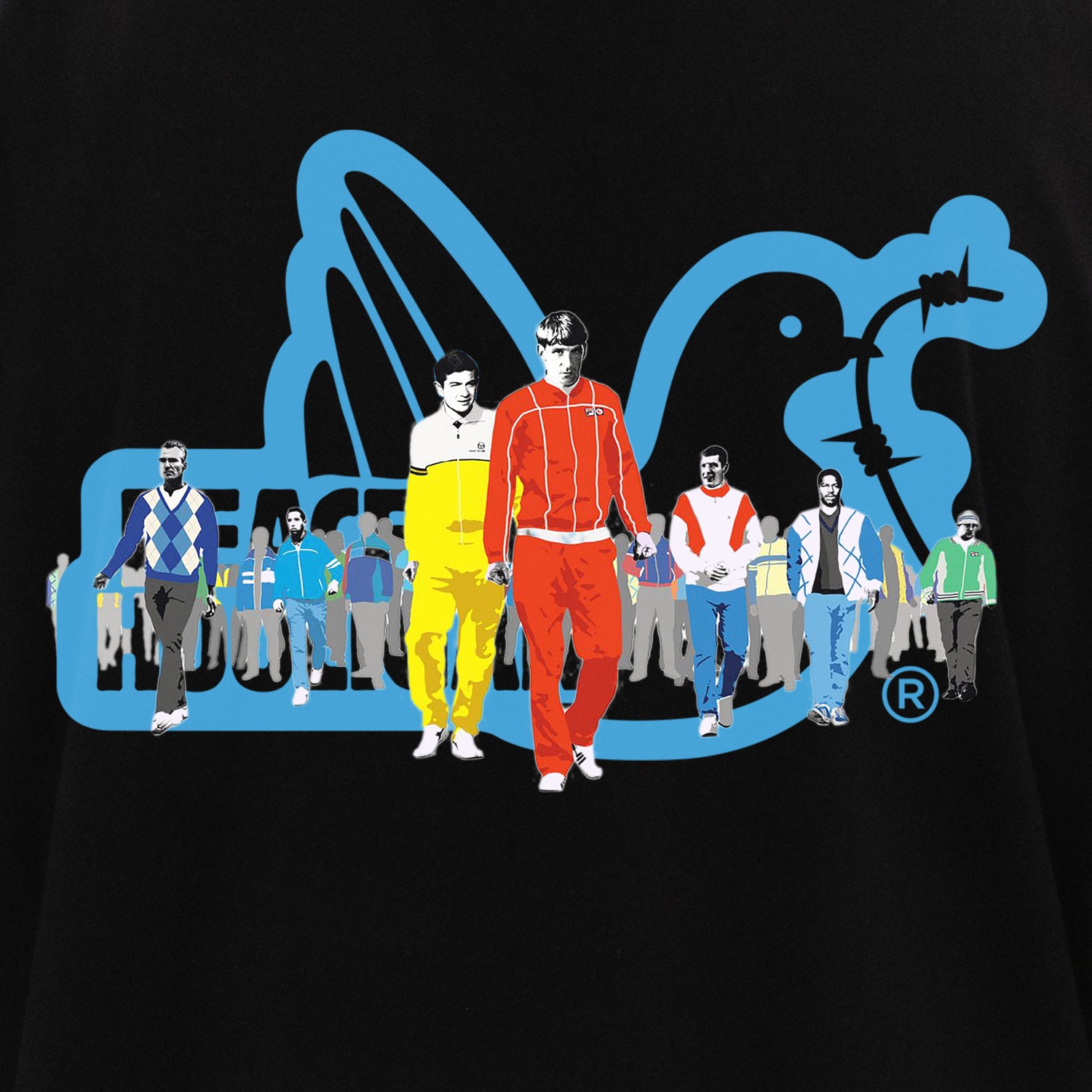 Stand Firm T-Shirt Black - Peaceful Hooligan