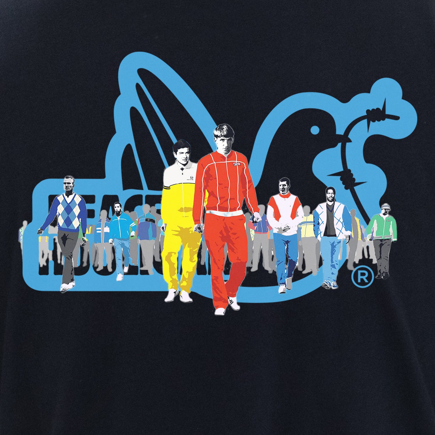 Stand Firm T-Shirt Navy - Peaceful Hooligan