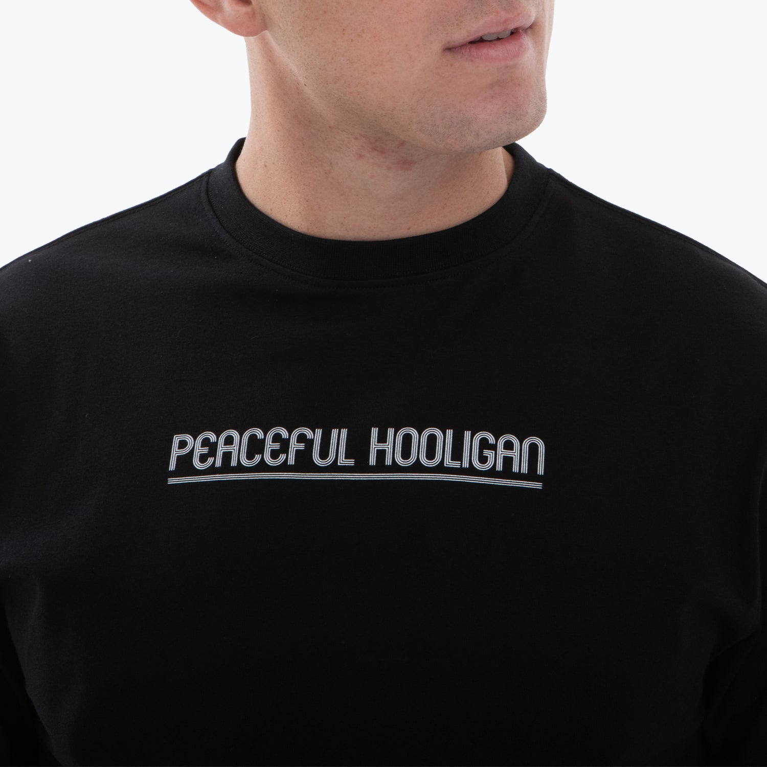 808 T-Shirt Black - Peaceful Hooligan