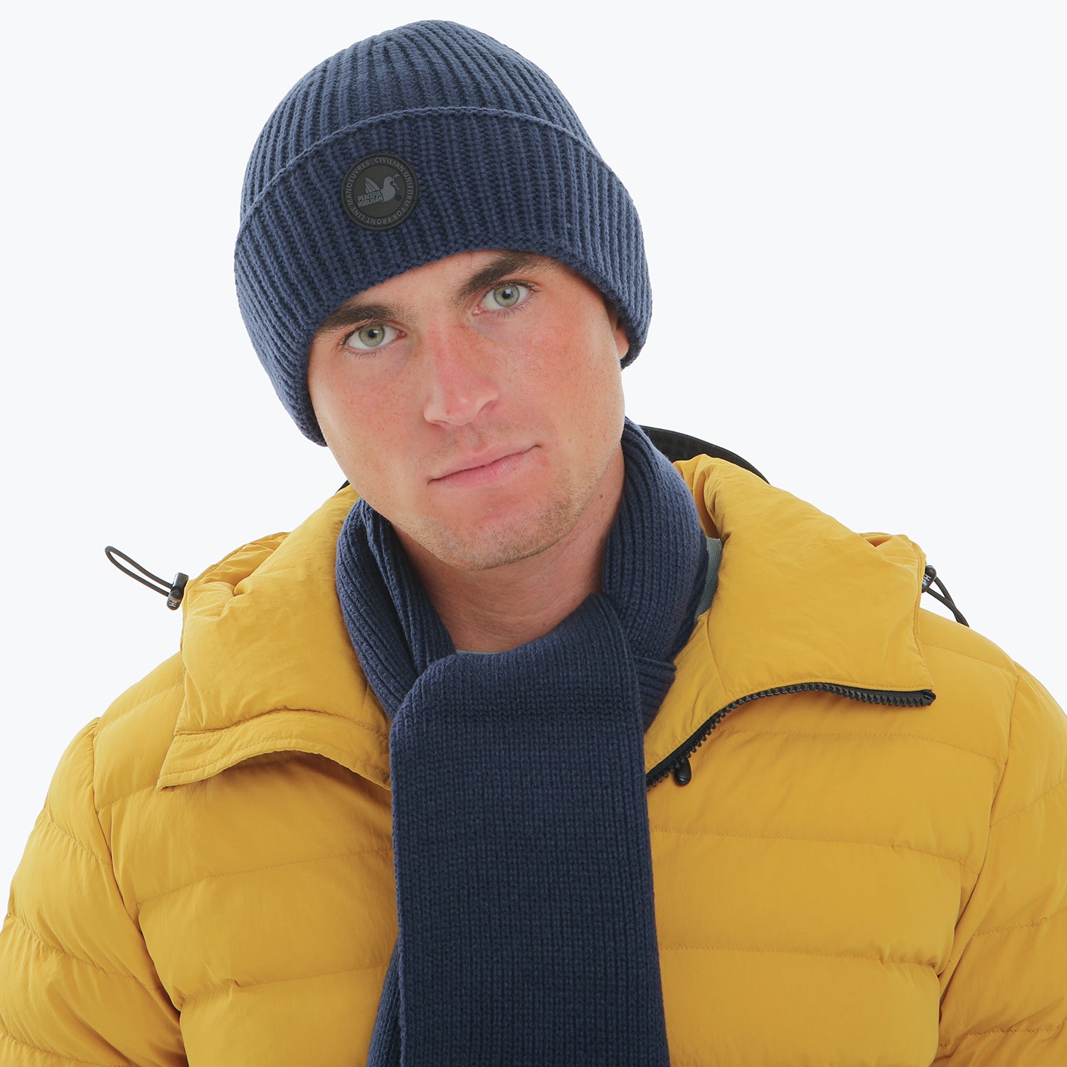 Ribbed Beanie Navy - Peaceful Hooligan