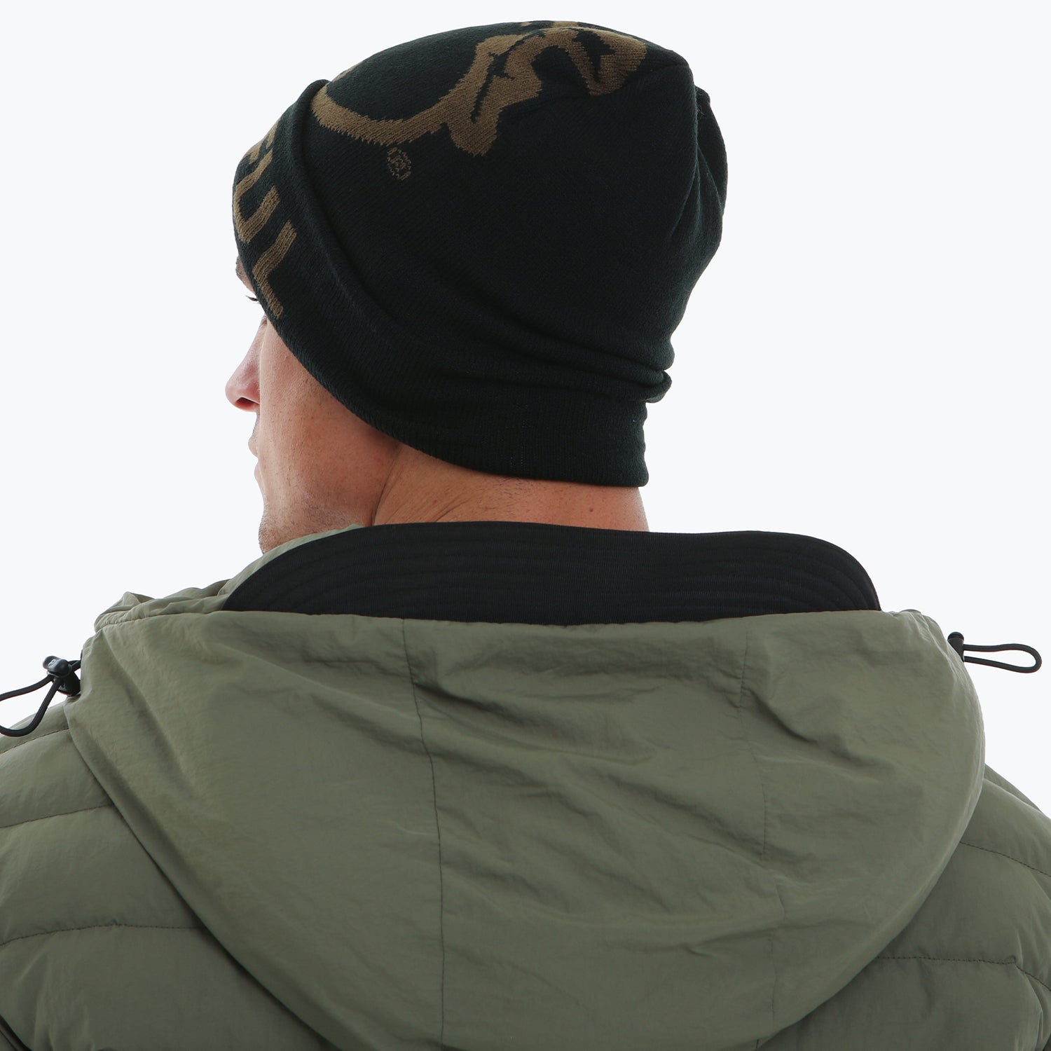 Terrain Beanie Black / Khaki - Peaceful Hooligan