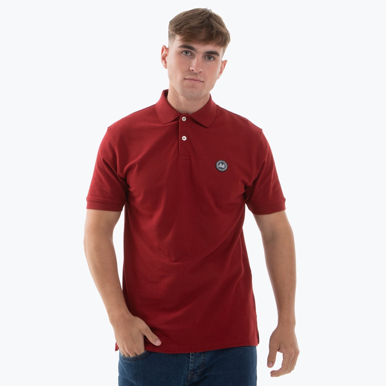 Cash Polo Dark Red - Peaceful Hooligan
